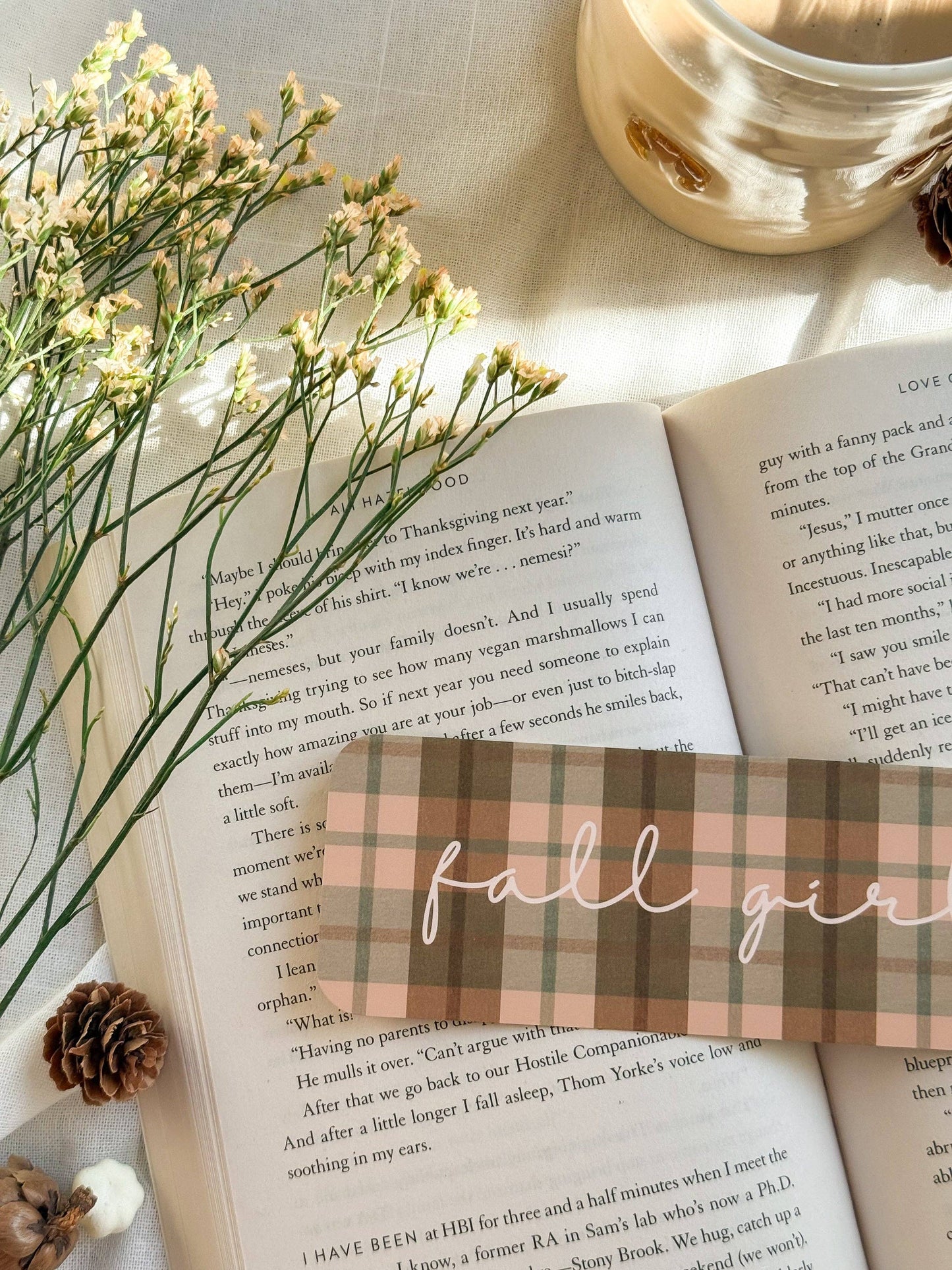 Fall Girlie Bookmark