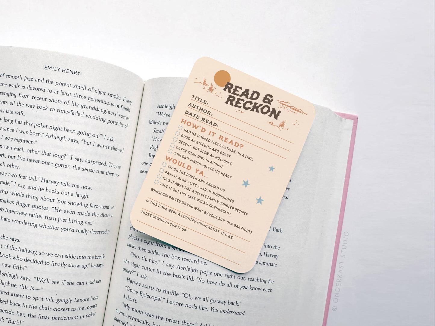 Read & Reckon Book Review Cards
