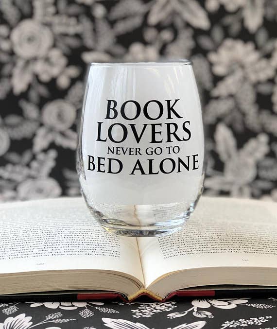 Wine Glass - Book Lover