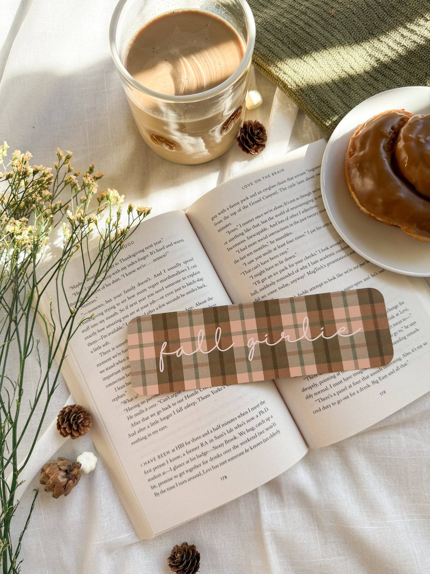 Fall Girlie Bookmark