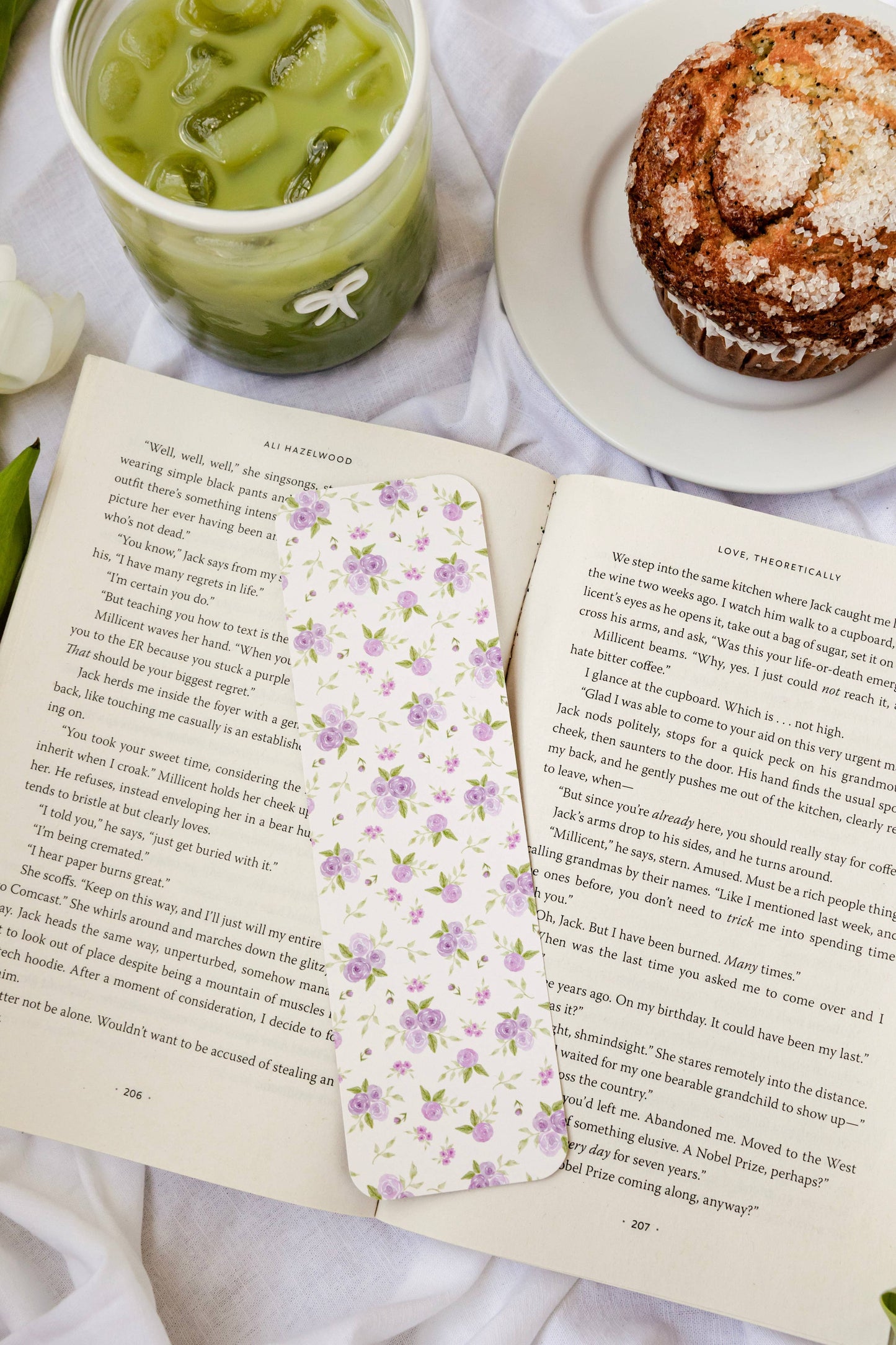 Bookmark - Lilac Roses