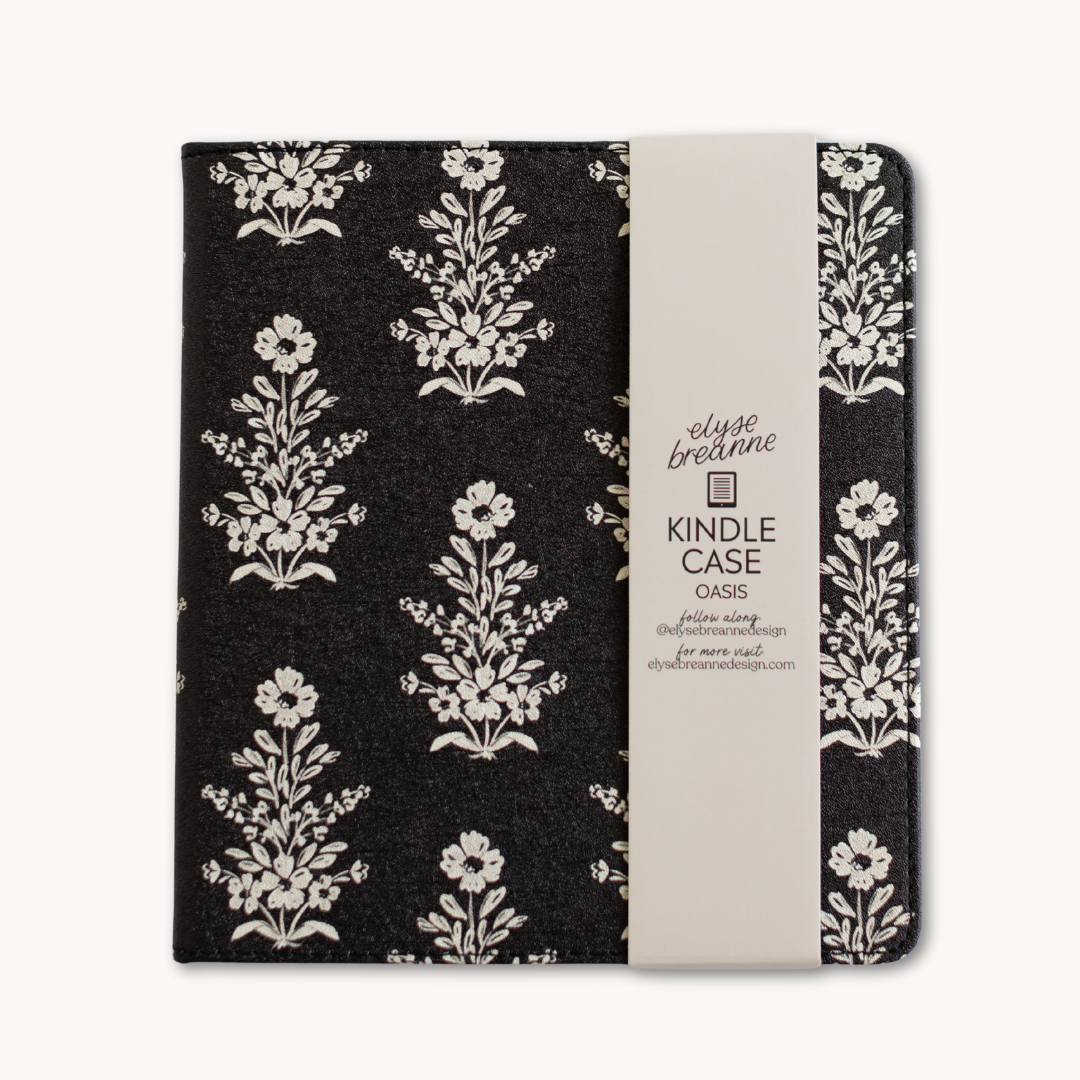 Midnight Damask Kindle Case