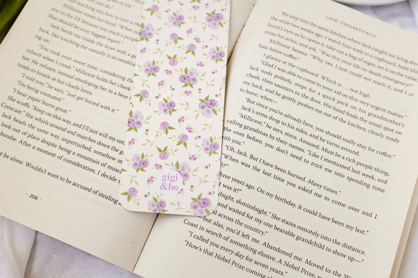Bookmark - Lilac Roses
