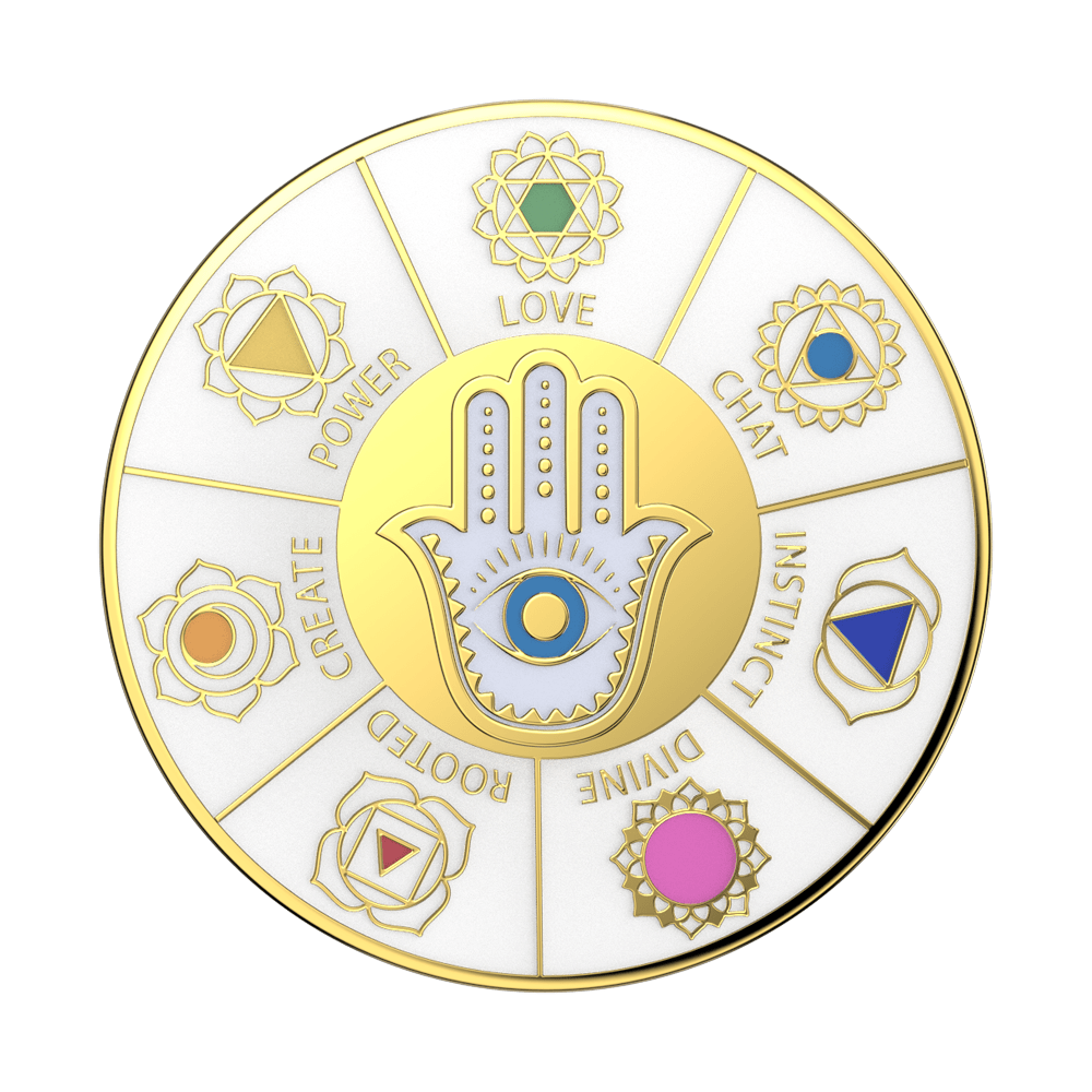 PopSockets Phone Grip - Enamel Spinner Chakras