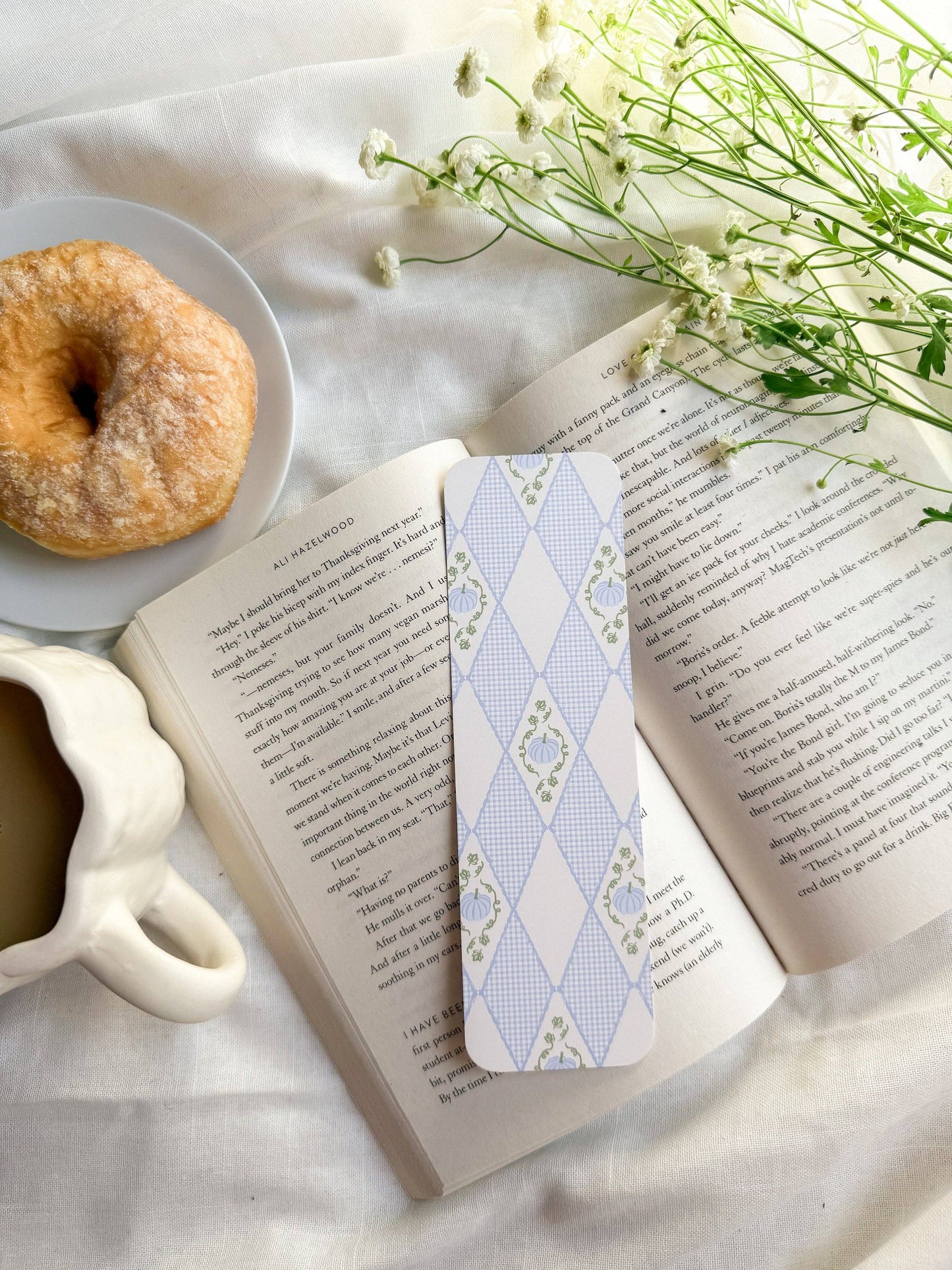 Gingham Gourds Bookmark