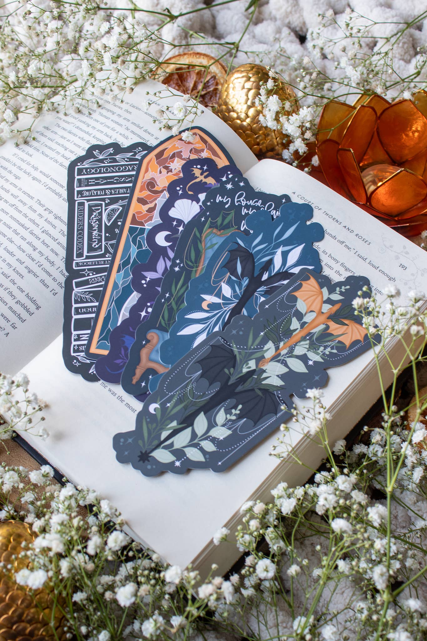 Bookmark - Die Cut - Tairn and Andarna