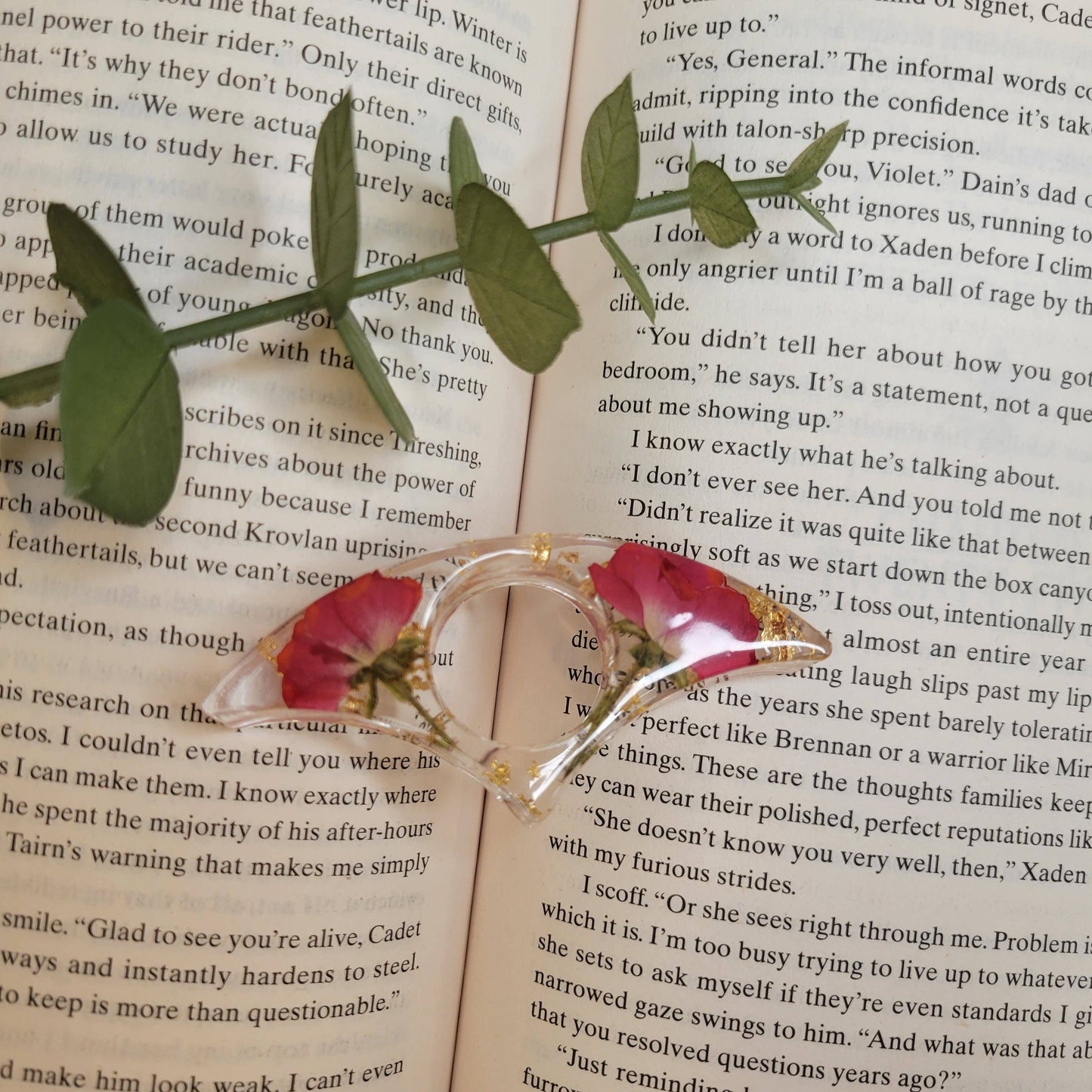 Page Spreader - Stemmed Rose