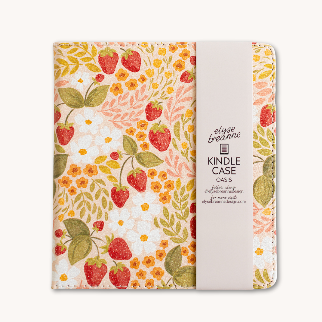 Strawberry Patch Kindle Case