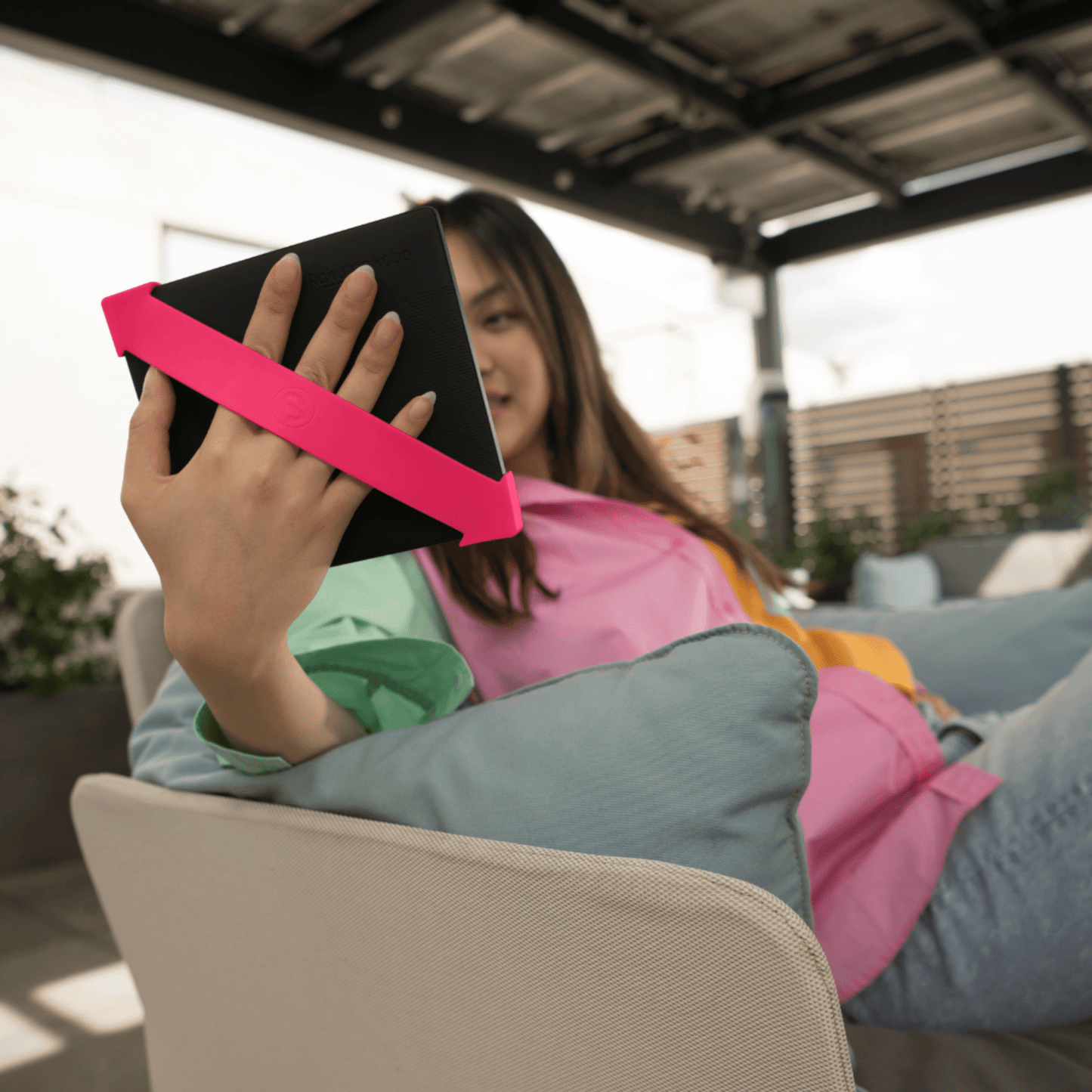 Kindle Straps Hot Pink - Set of Two