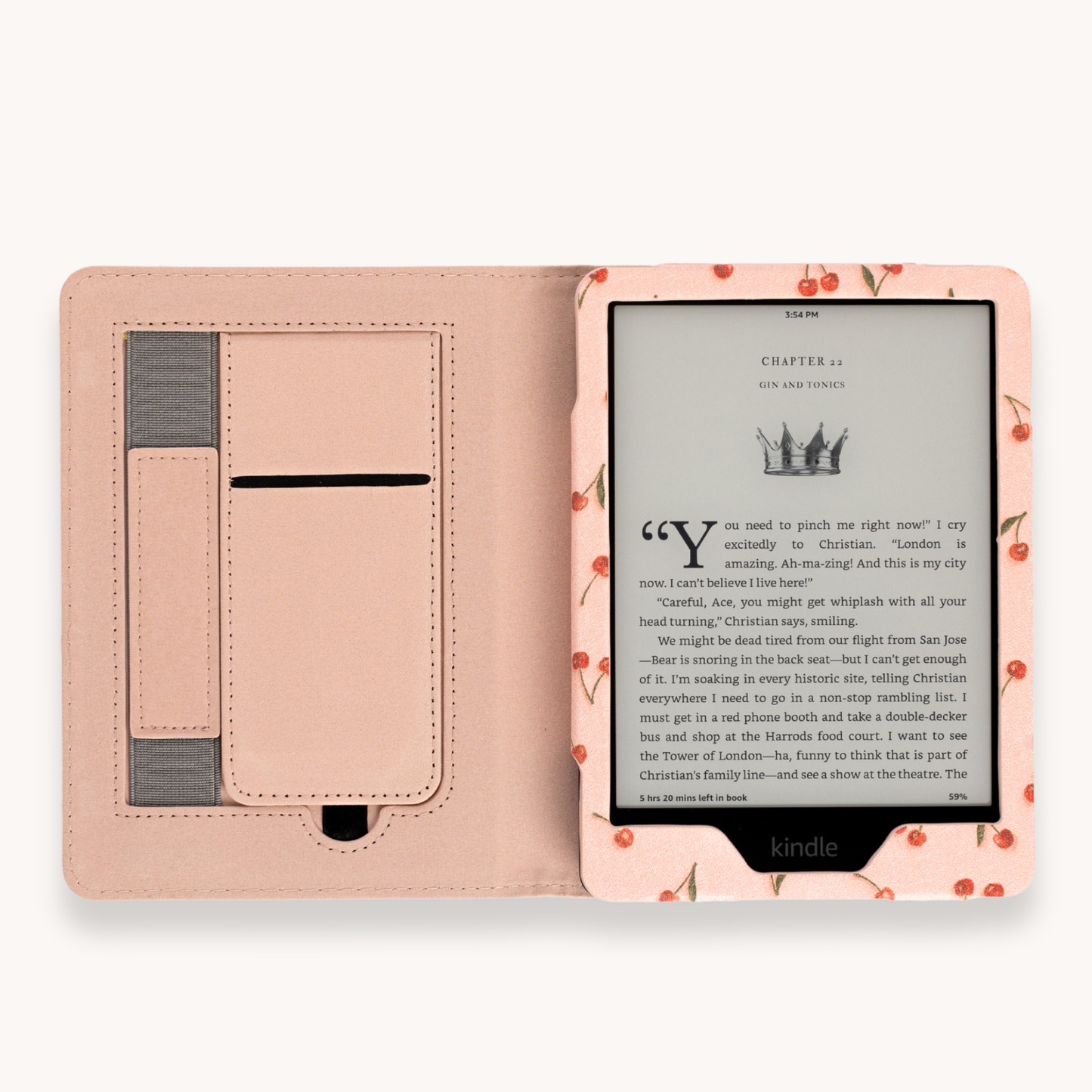 Painted Cherries Kindle Case
