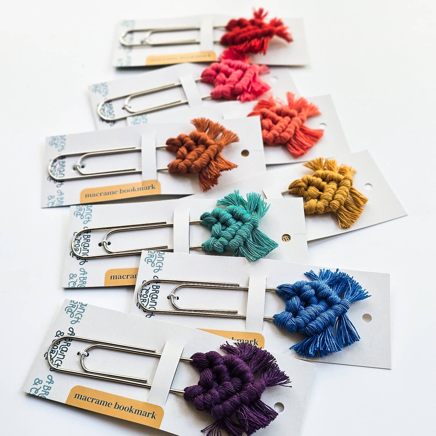 Macrame Bookmark - Jumbo Clip