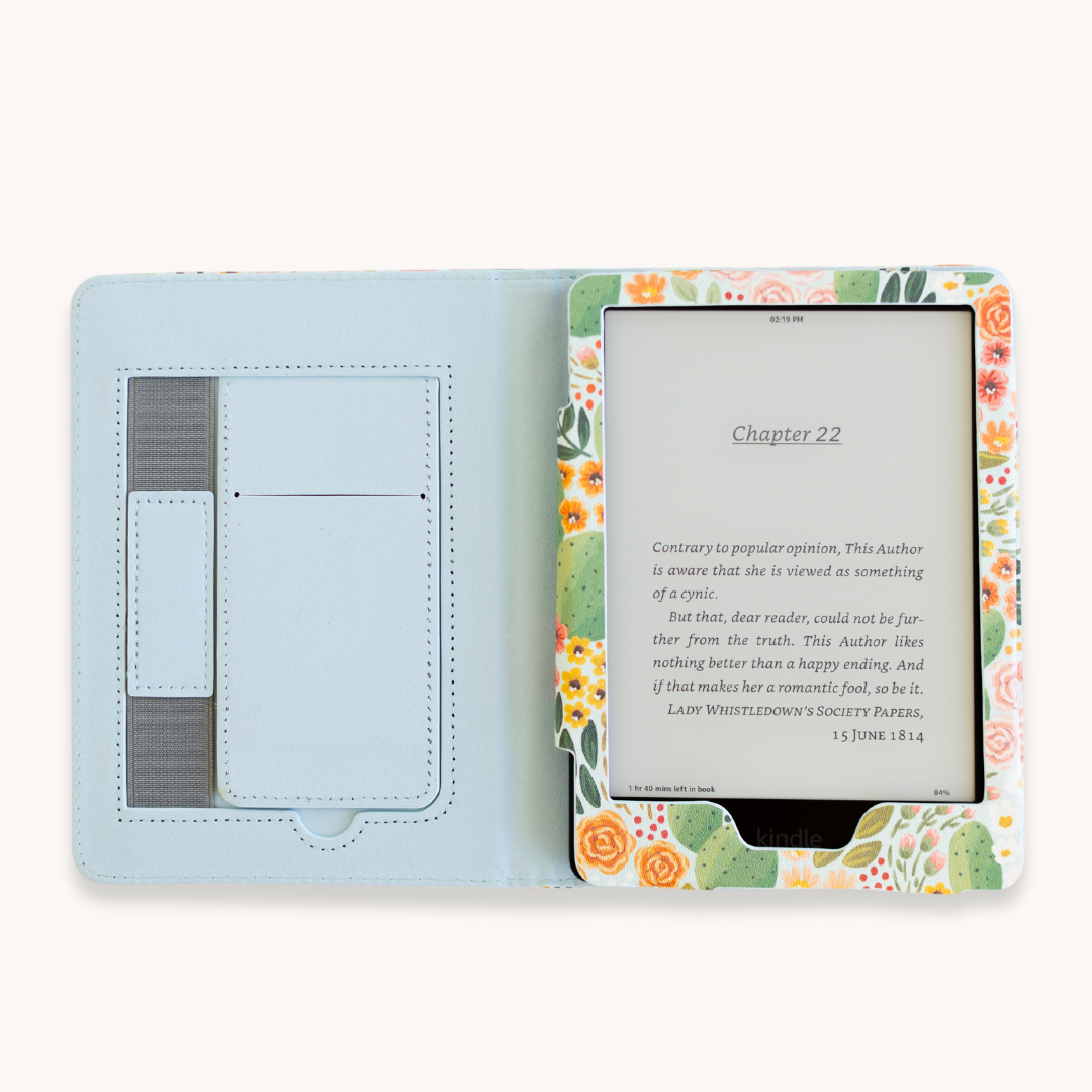 Cactus Blooms Kindle Case