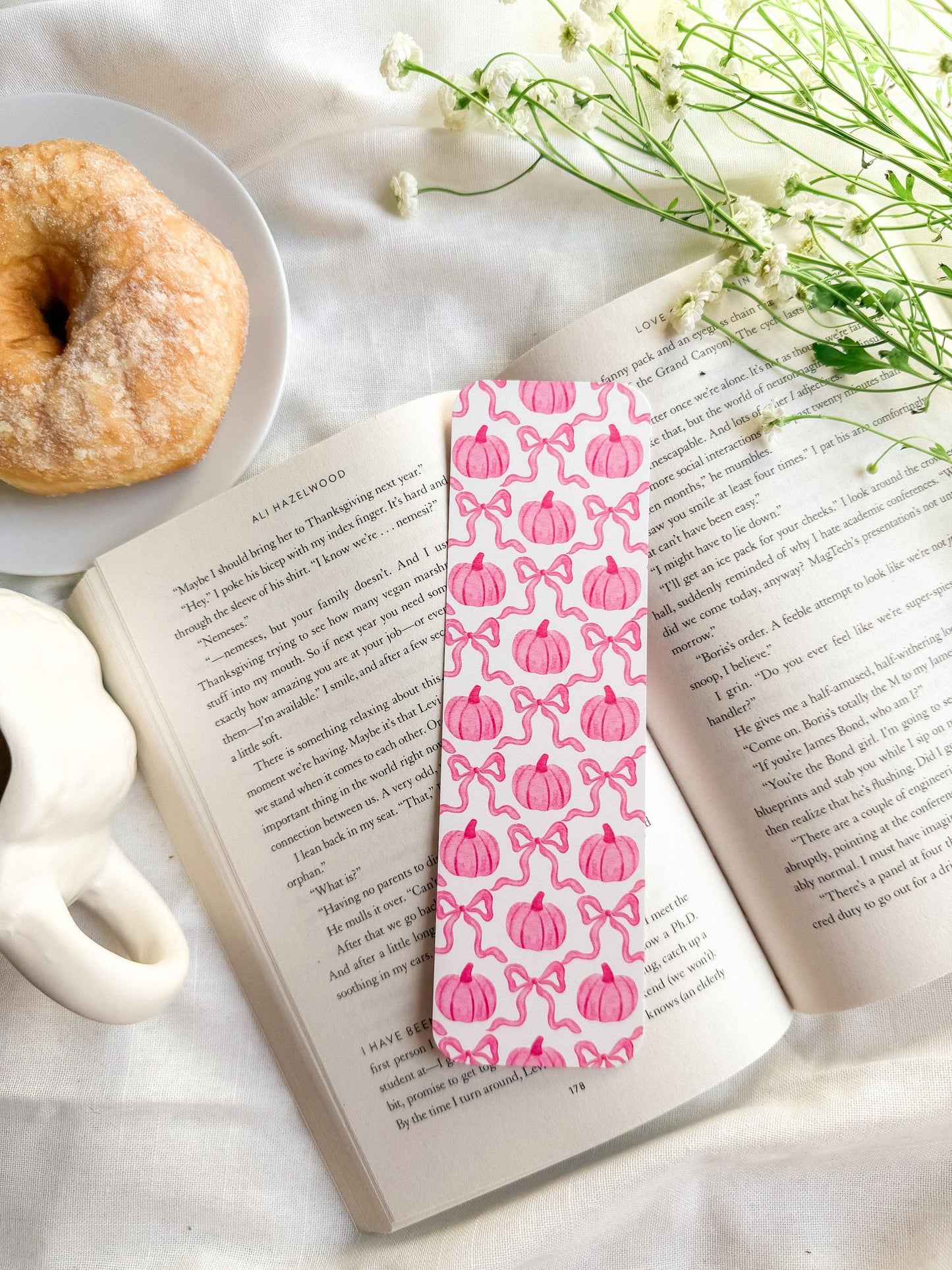Pretty in Pumpkin Bookmark