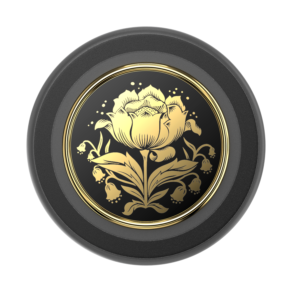 PopSockets MagSafe Phone Grip - Enamel Rose Noir