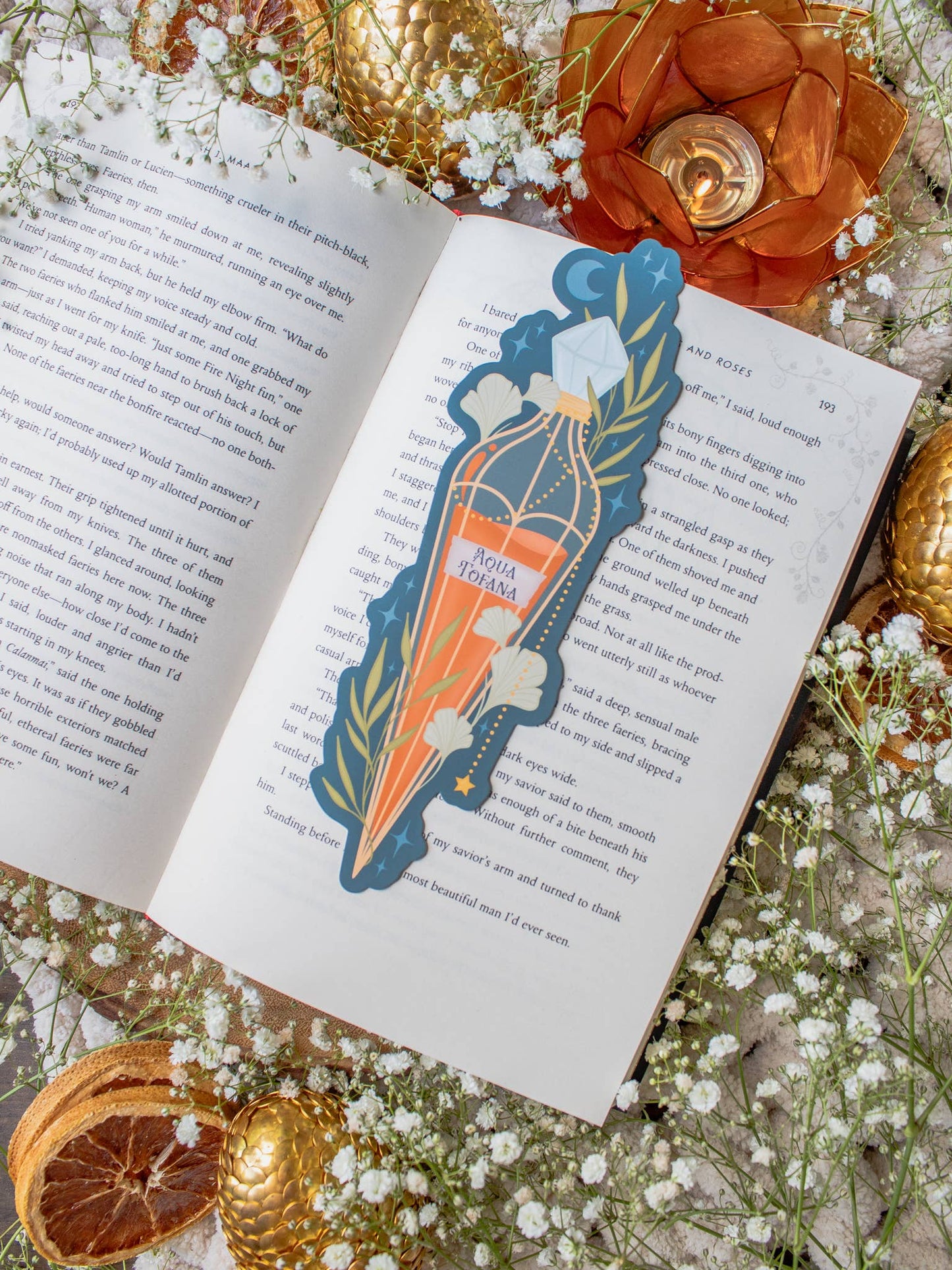 Bookmark - Aqua Tofana Vial Die-Cut