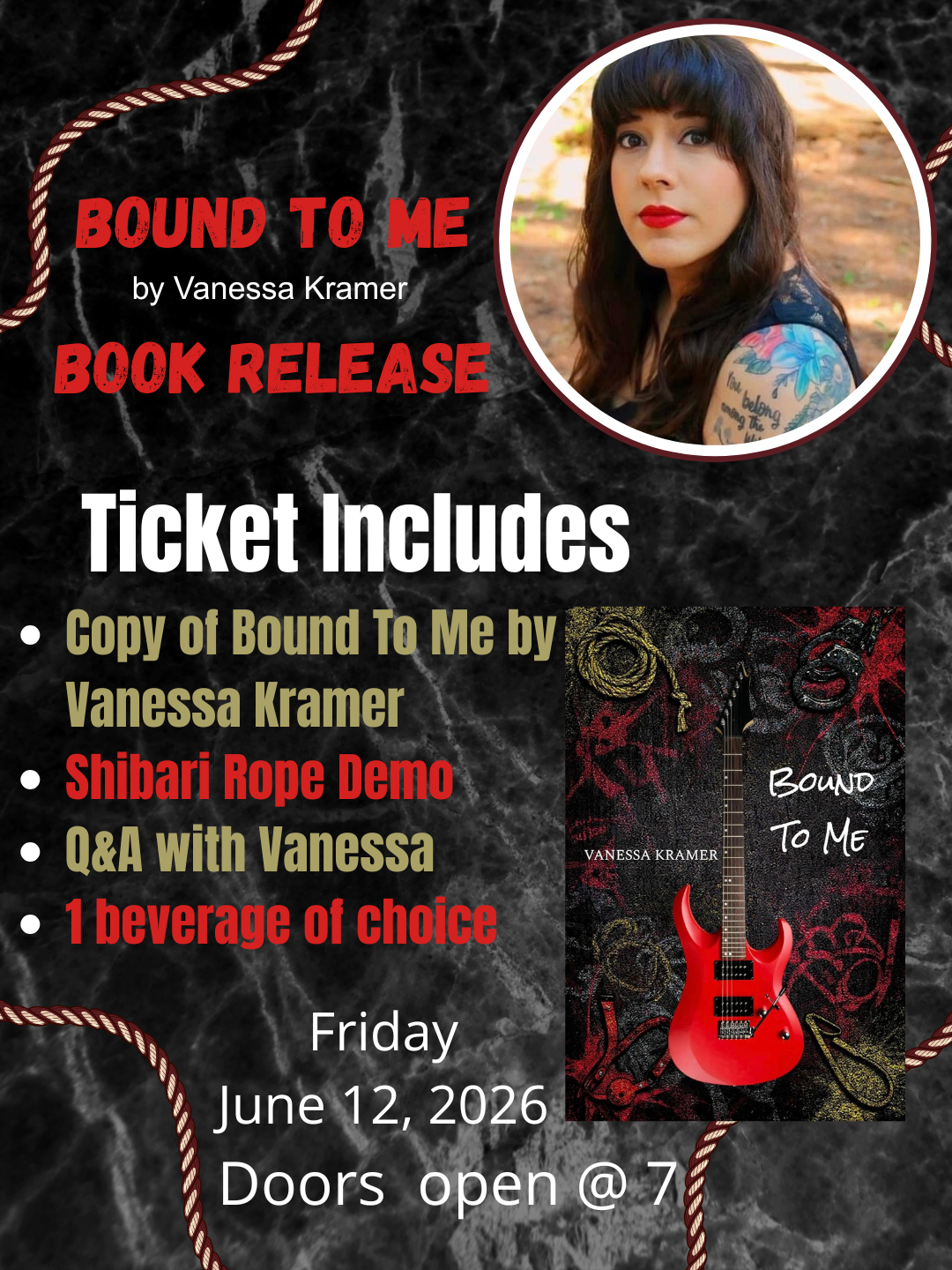 Bound to Me Book Release & Shibari Demo