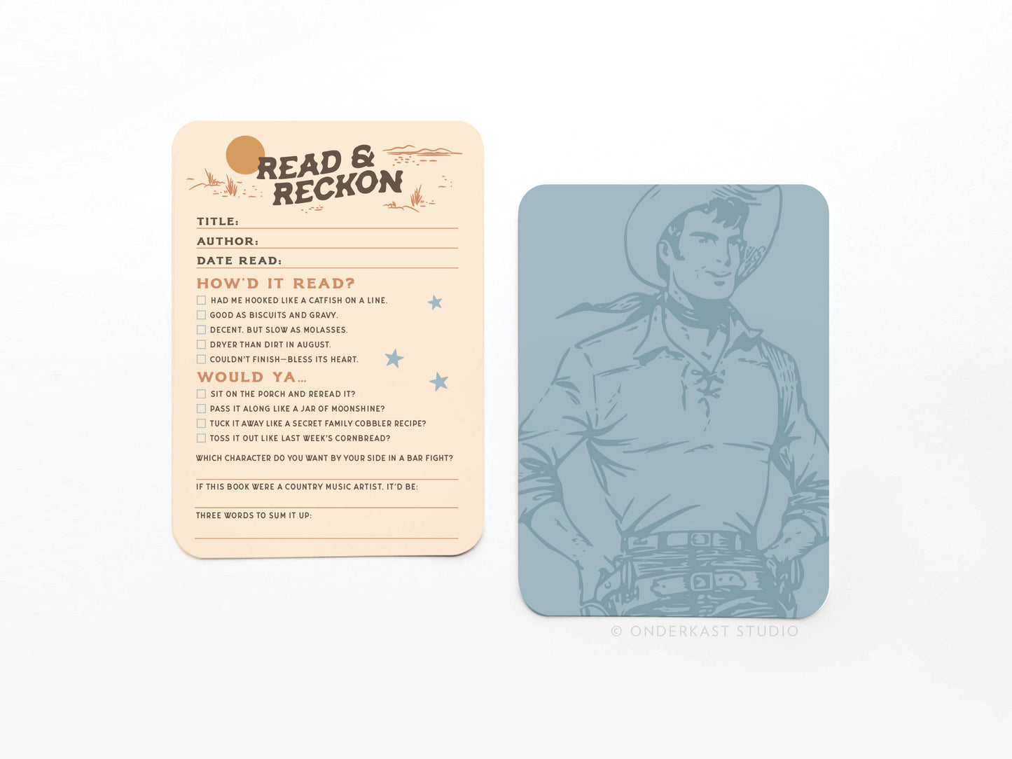 Read & Reckon Book Review Cards