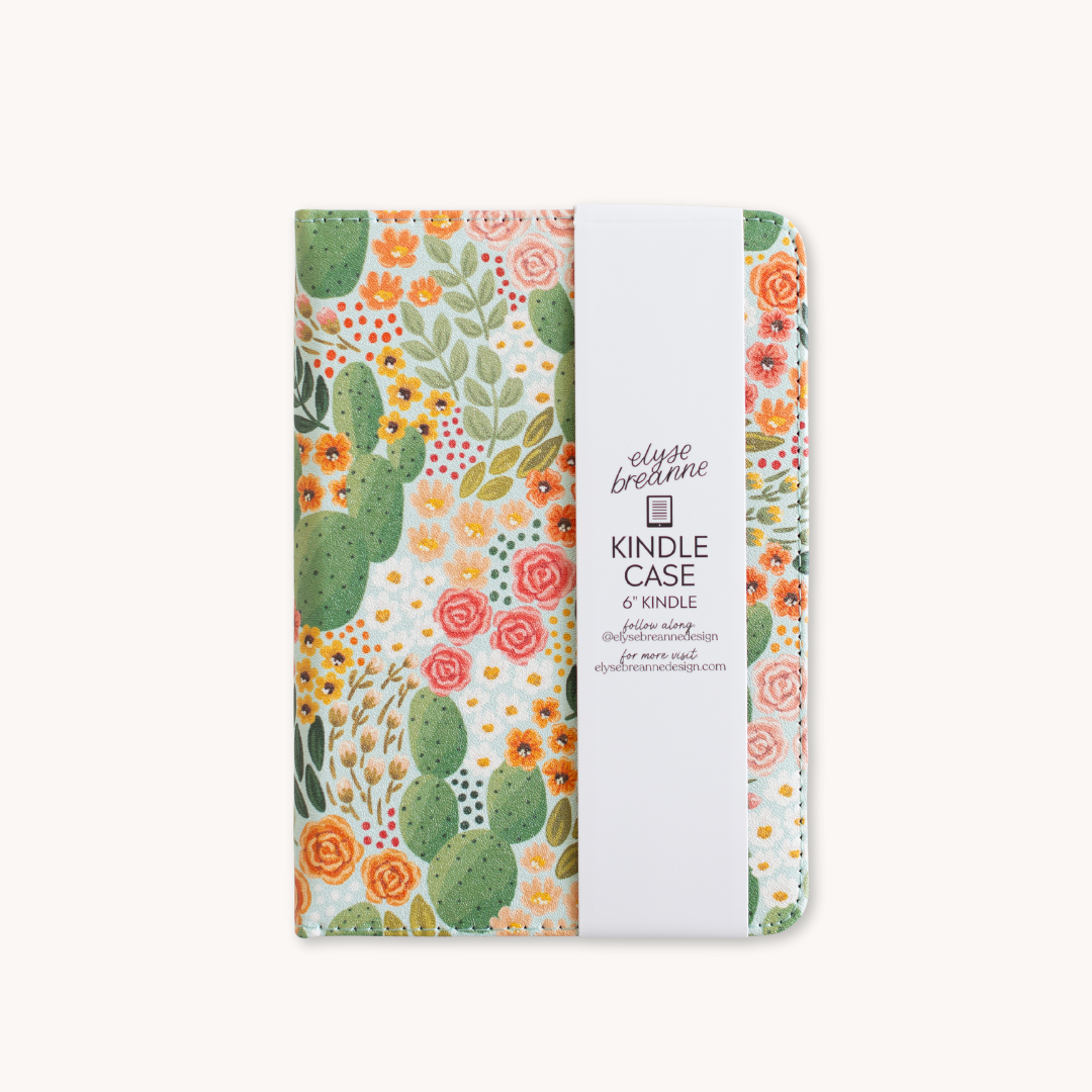 Cactus Blooms Kindle Case