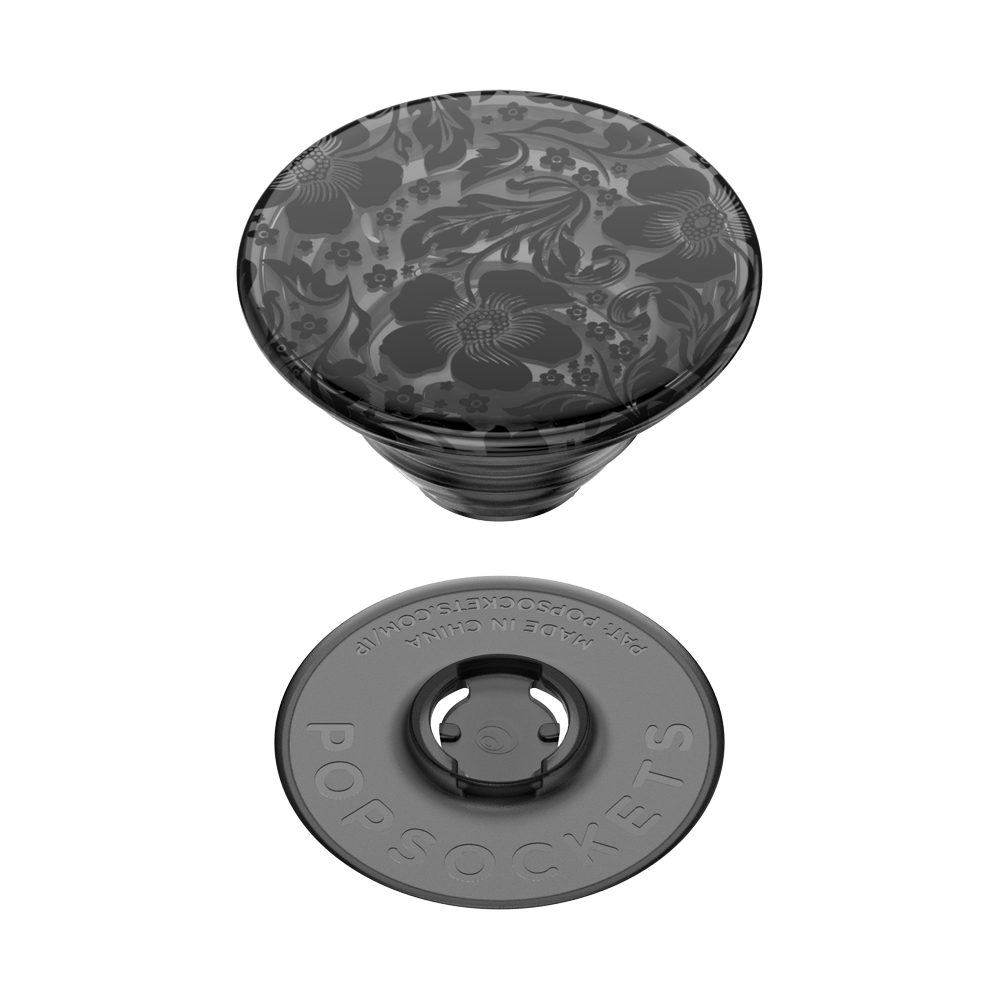 PopSockets Plant-Based Phone Grip - Black Lace