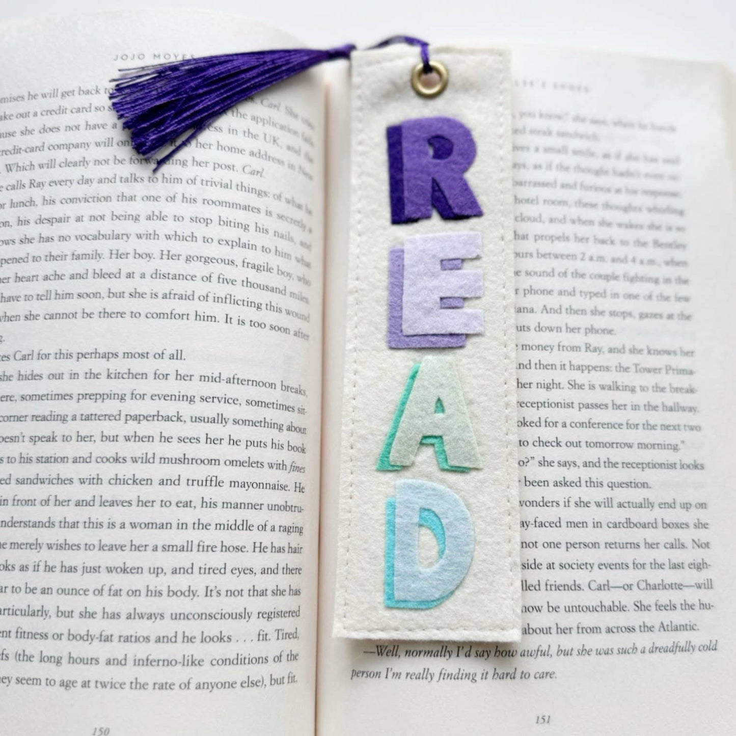Read Felt Bookmark