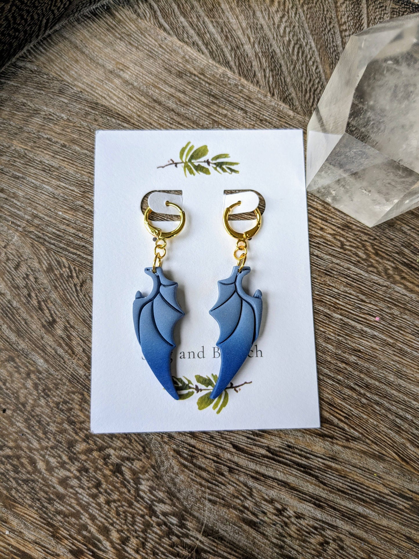 Earrings - Nymph Dragon Wings