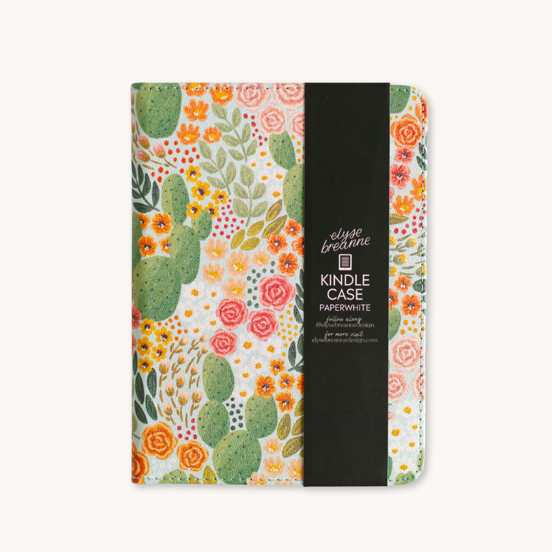 Cactus Blooms Kindle Case