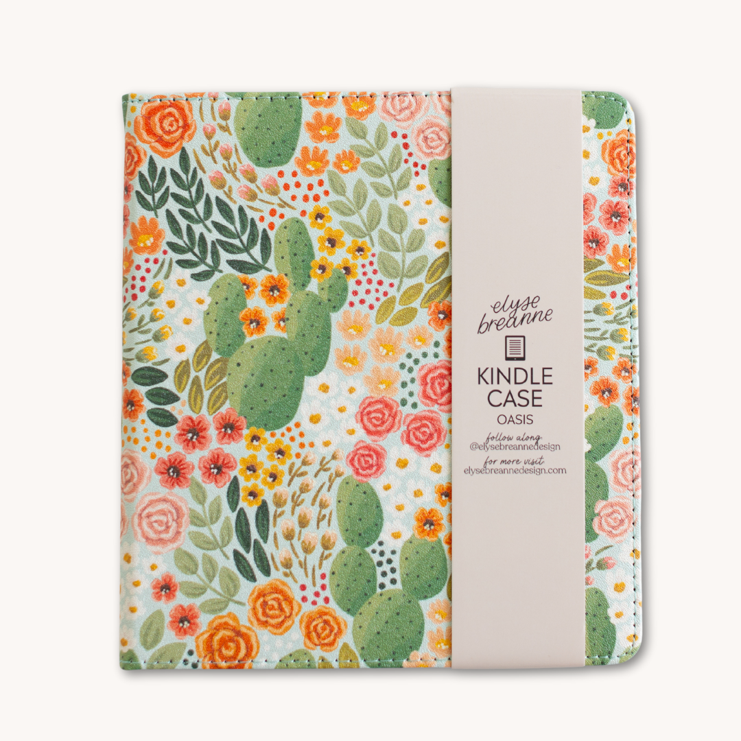 Cactus Blooms Kindle Case