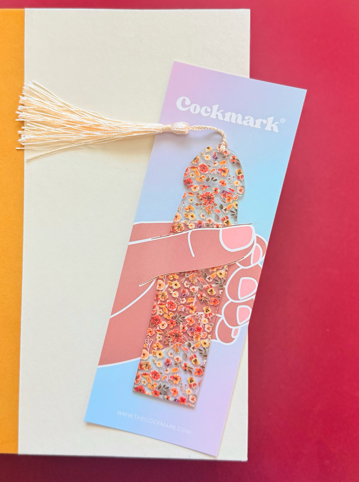 Autumn Floral Cockmark Bookmark