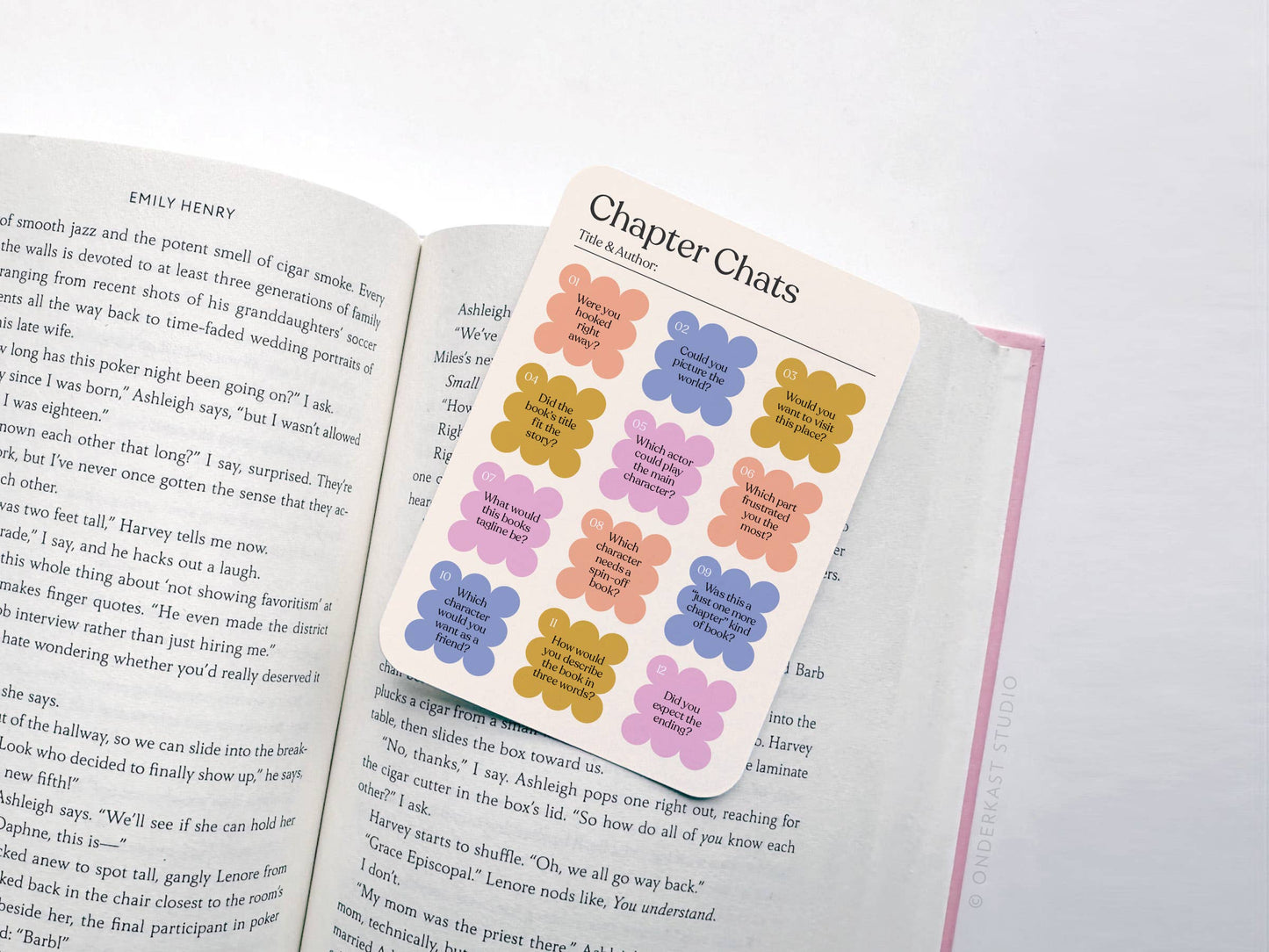 Chapter Chats Book Review Cards