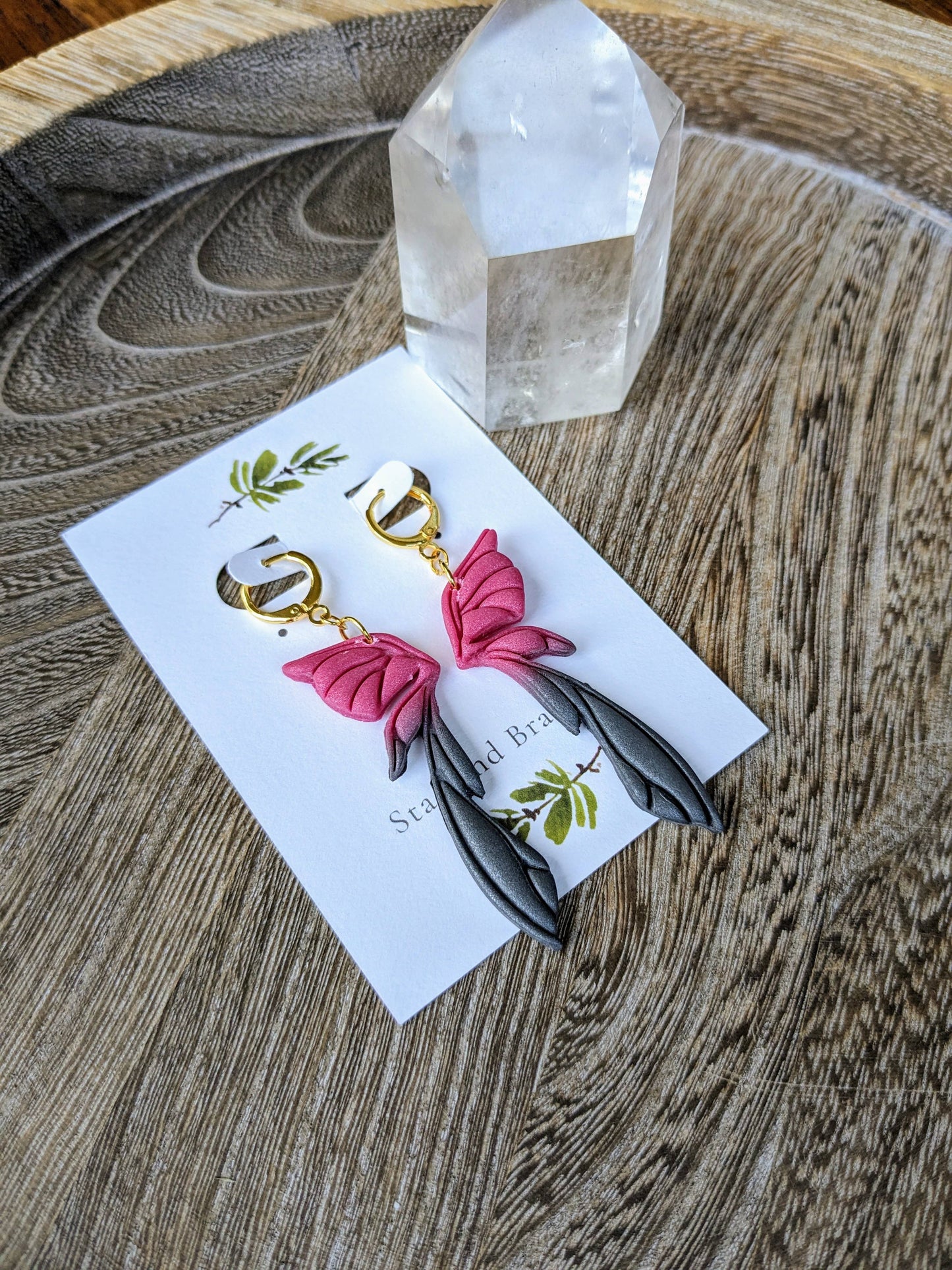 Earrings - Demon Fairy Wings