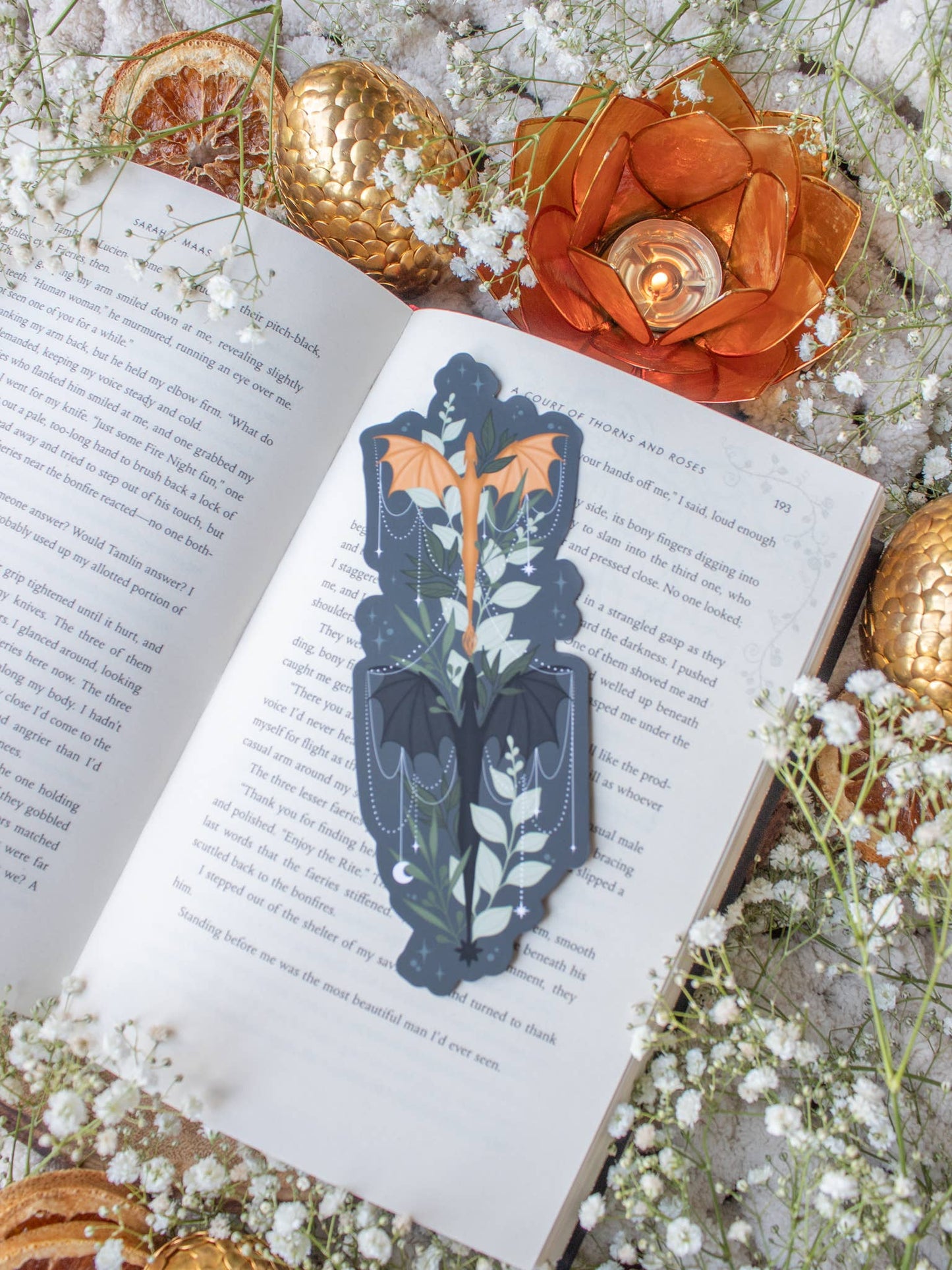 Bookmark - Die Cut - Tairn and Andarna