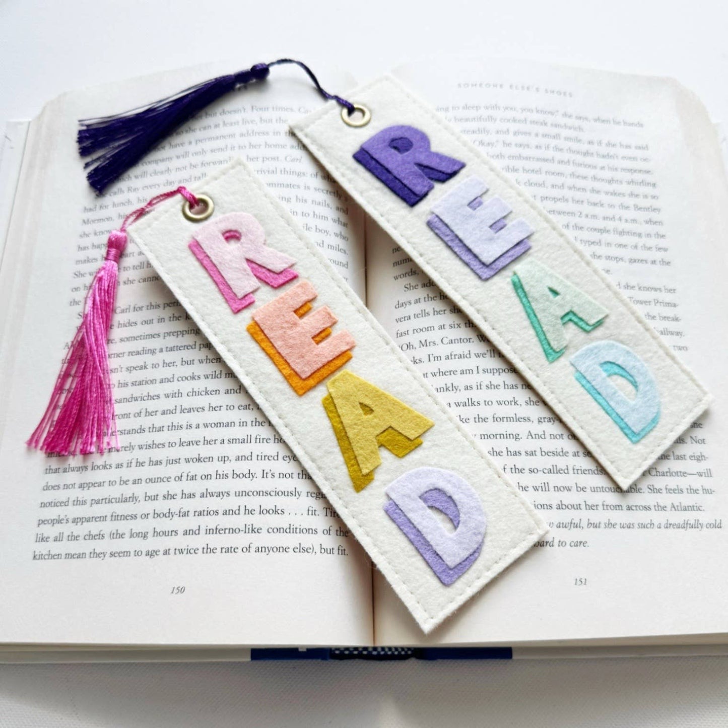 Read Felt Bookmark