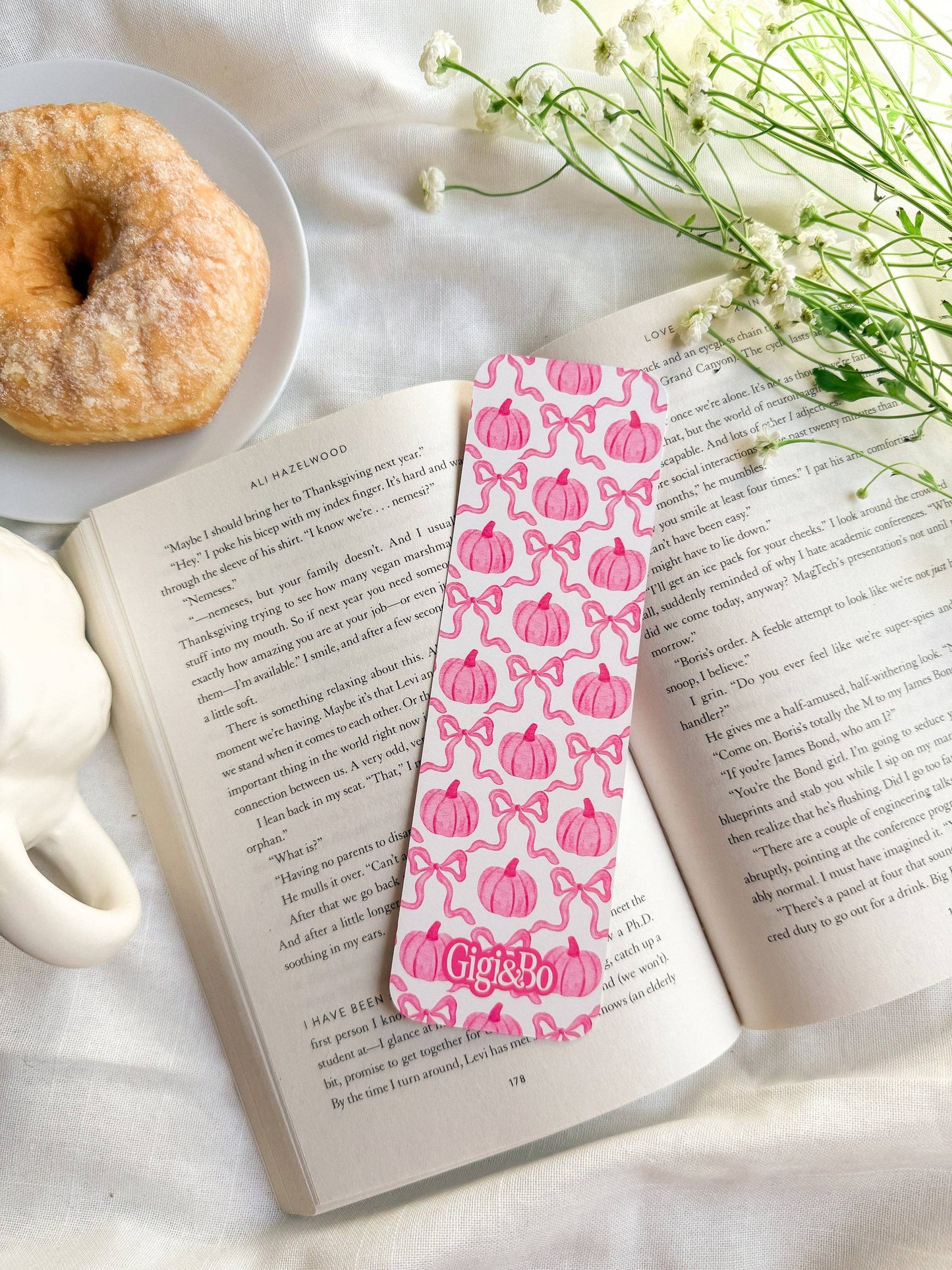 Pretty in Pumpkin Bookmark