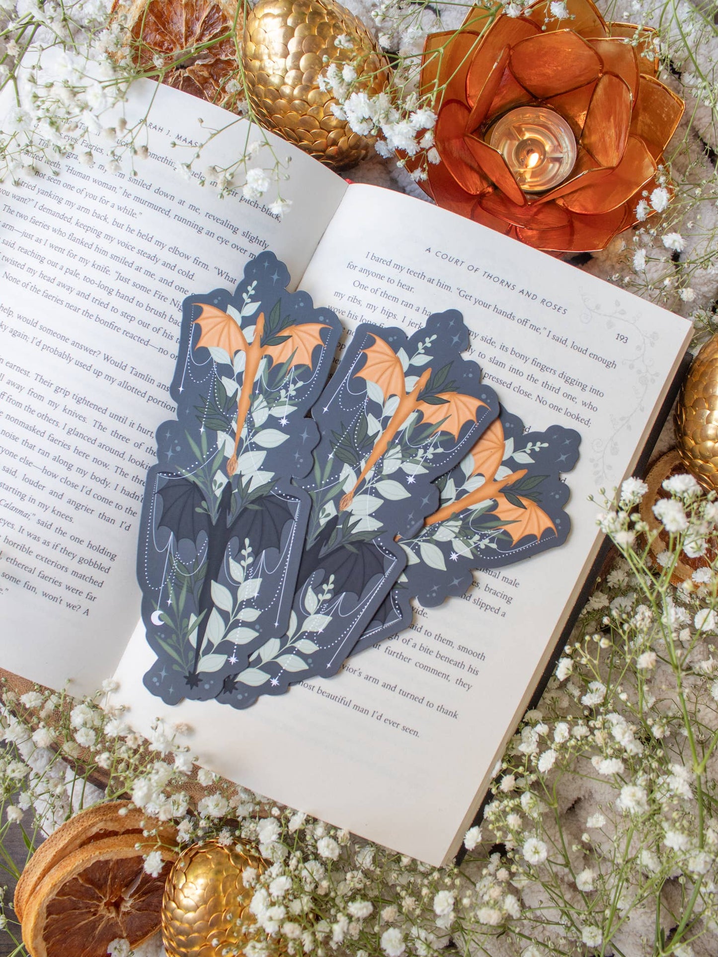 Bookmark - Die Cut - Tairn and Andarna