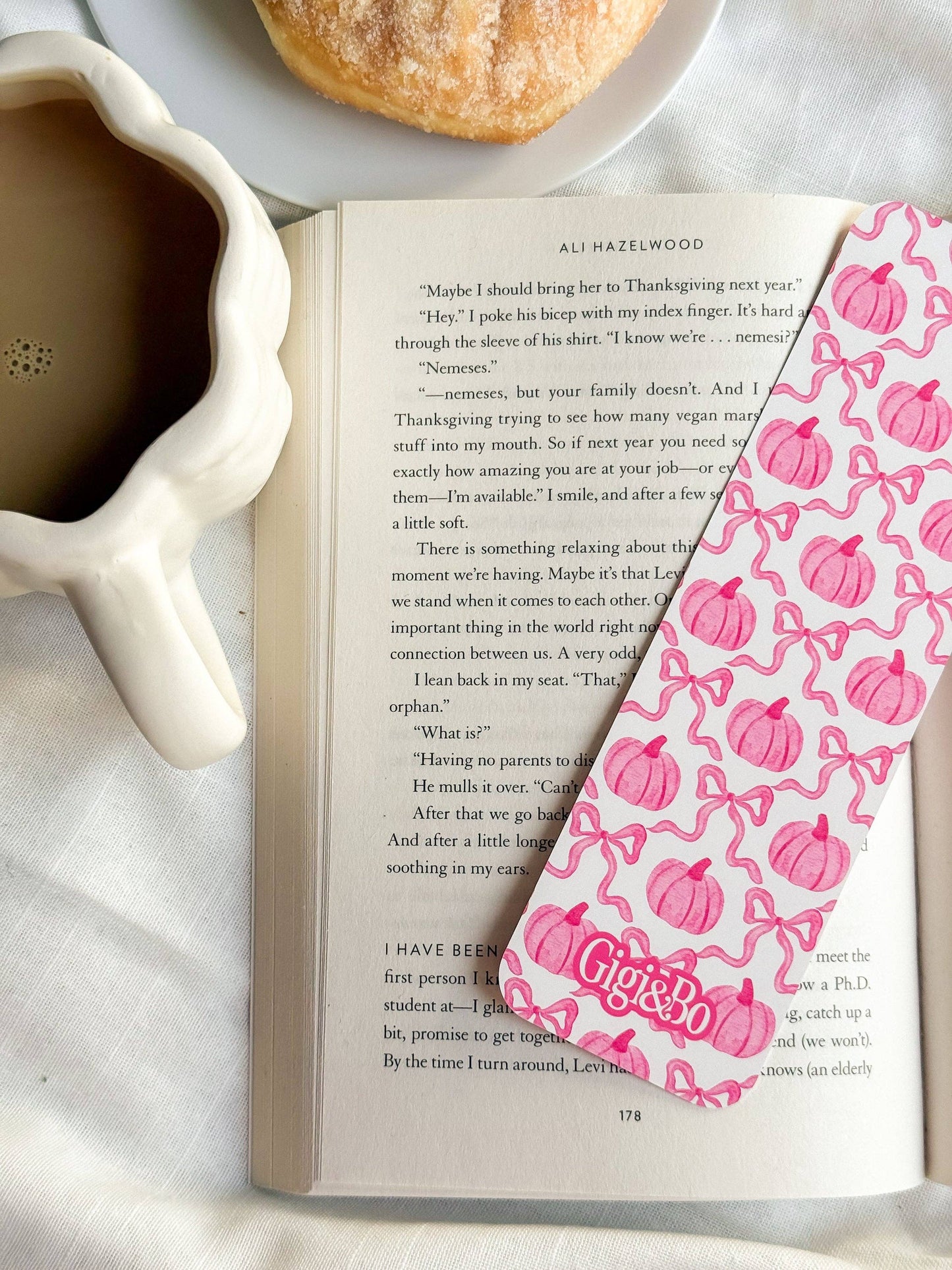Pretty in Pumpkin Bookmark