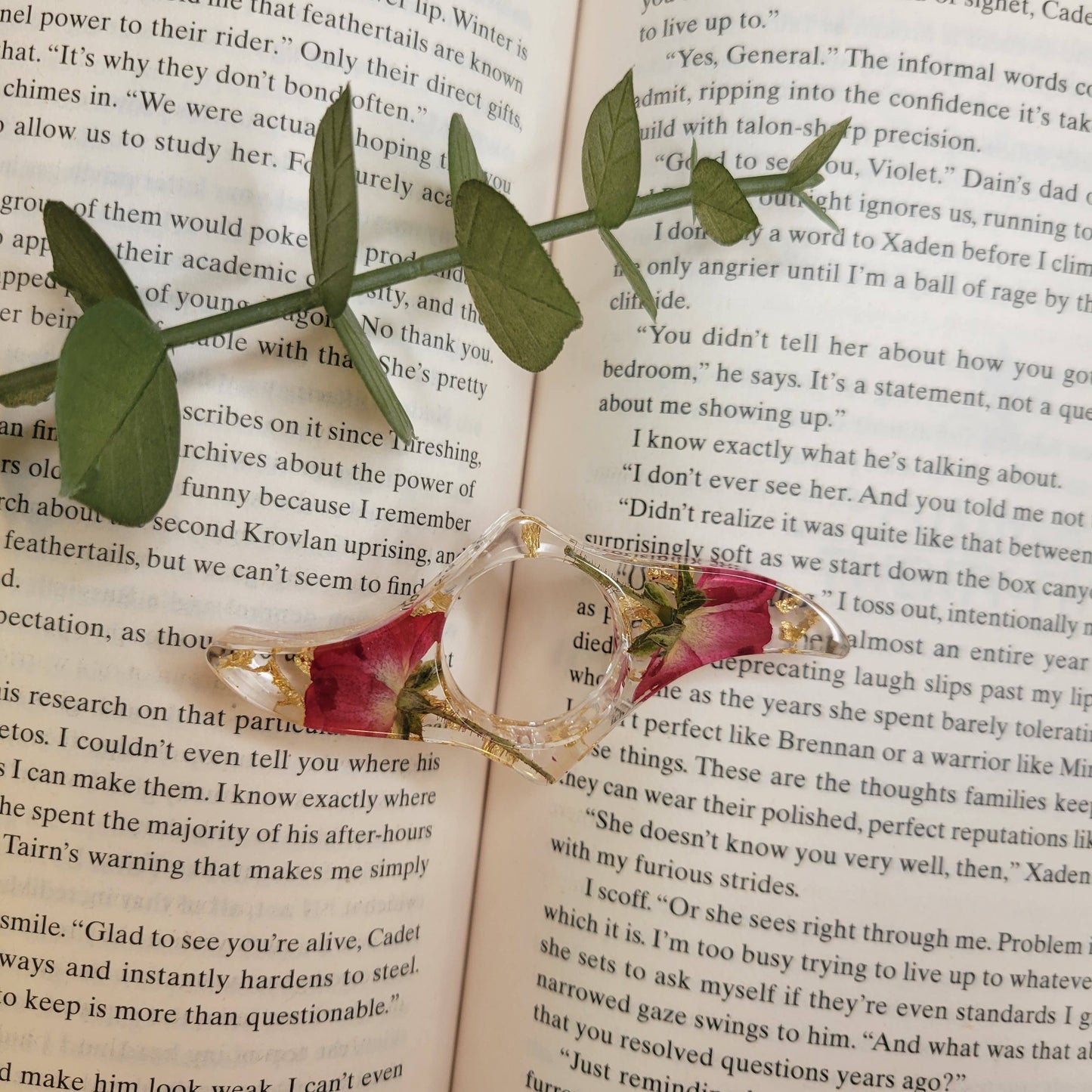 Page Spreader - Stemmed Rose