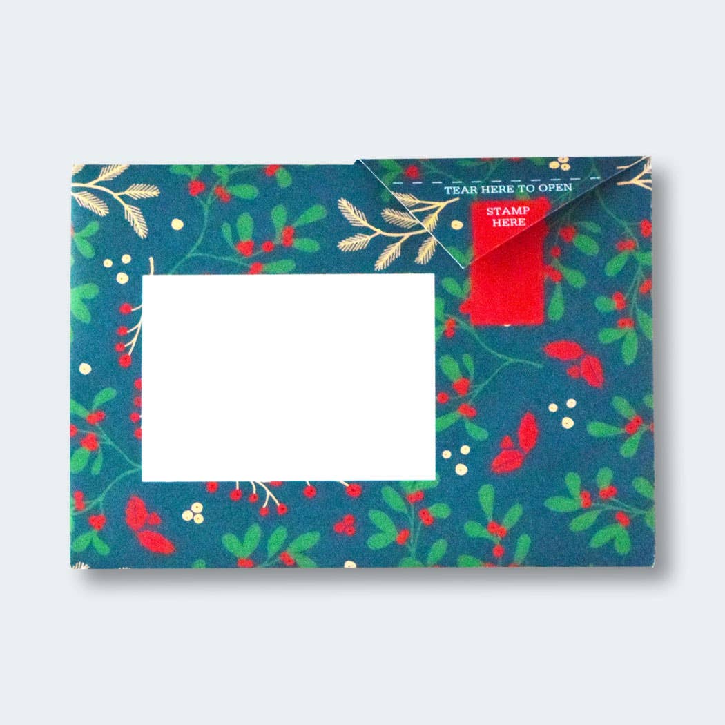 Winter Berries Pigeon letter pack