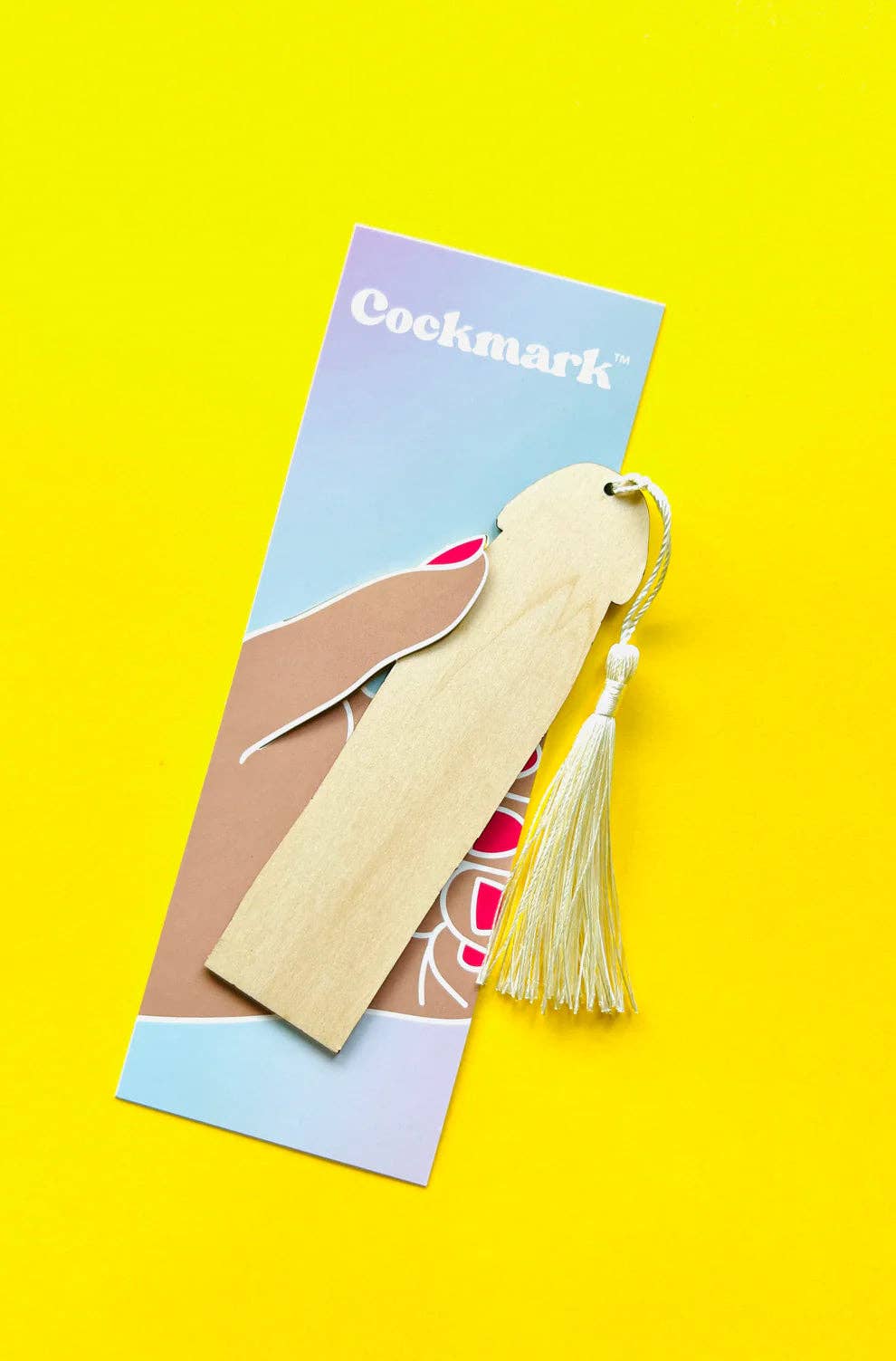Glitter Cockmark™ Bookmark