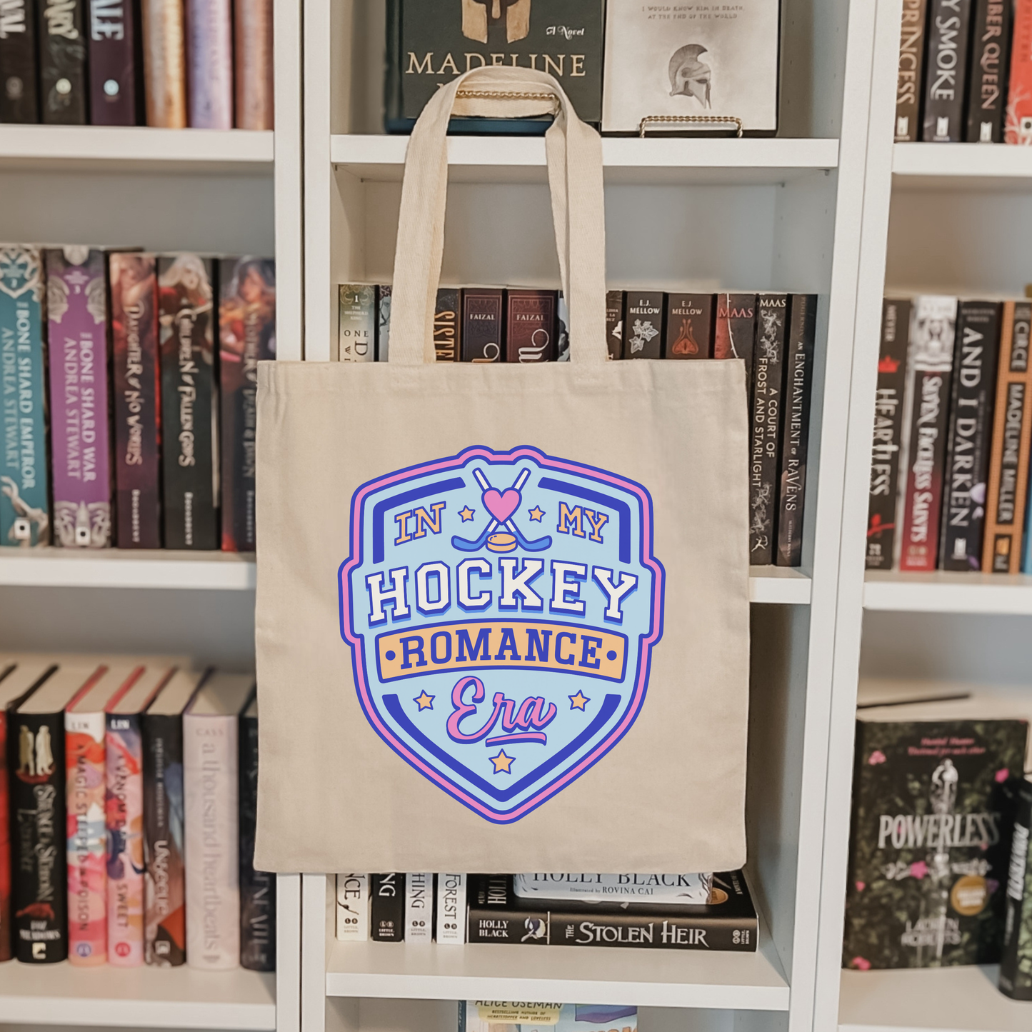 Book store Tote Bag | Trope Reader Gift | Hockey Romance Era