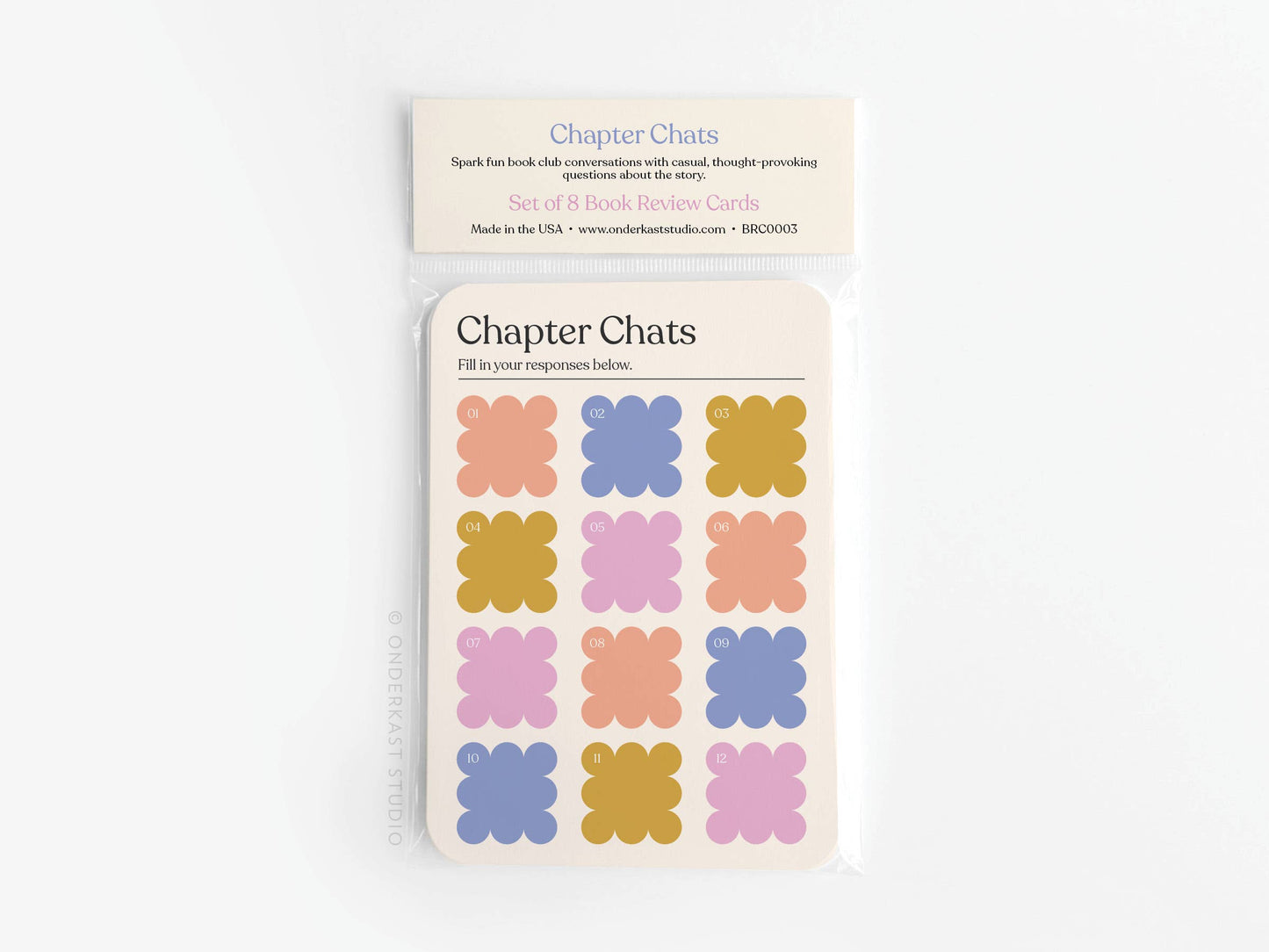 Chapter Chats Book Review Cards