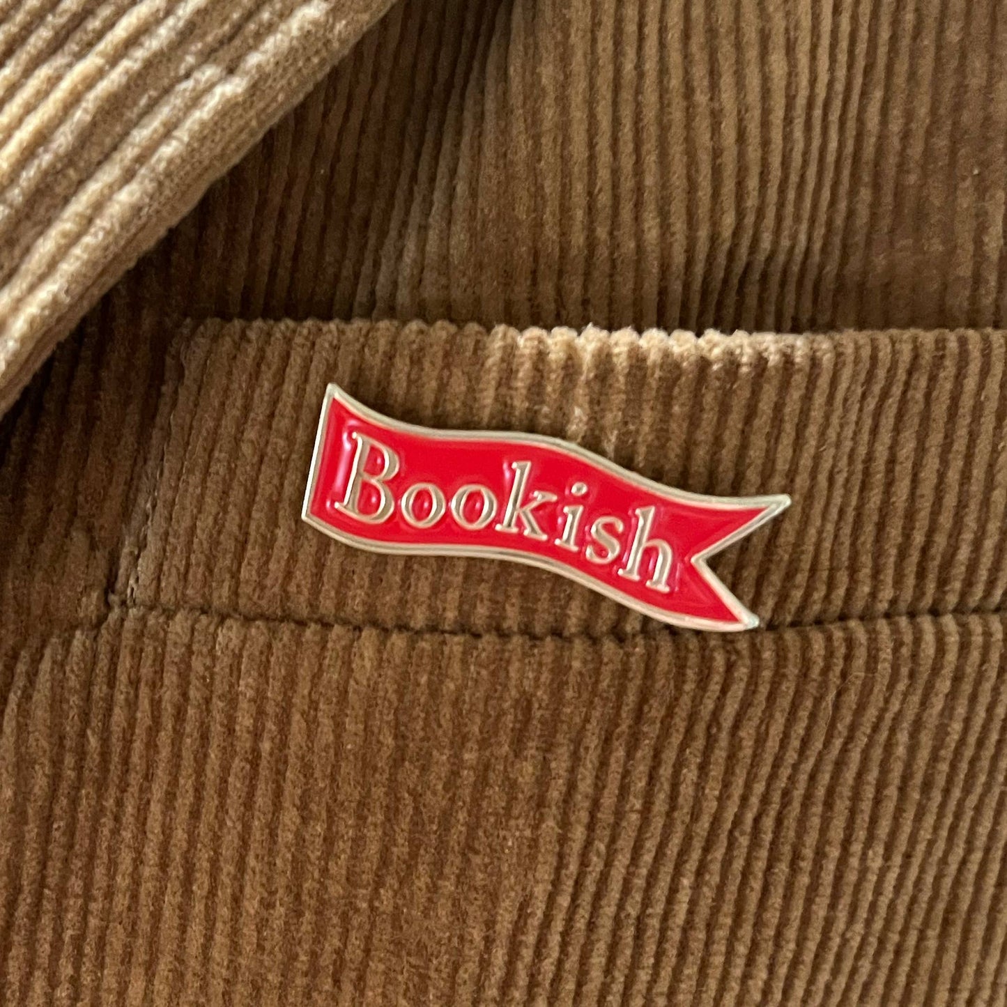 Bookish Bookmark enamel pin