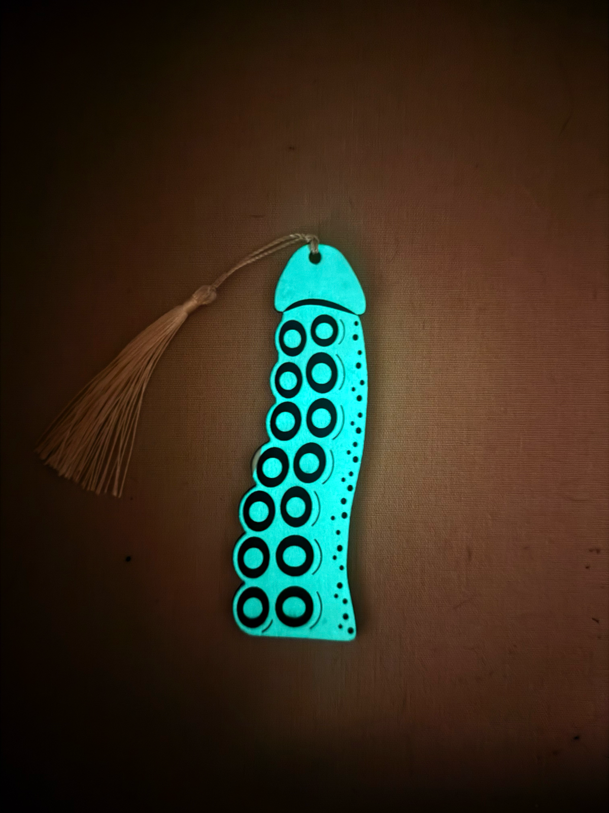 Tentacle Cockmark Bookmark: Purple