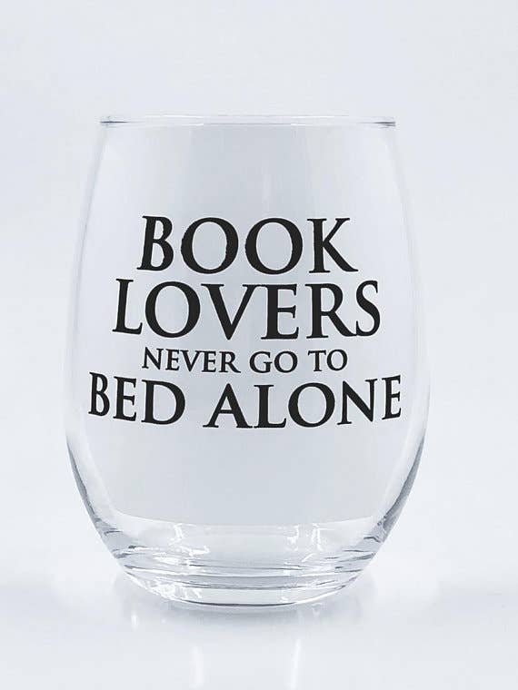 Wine Glass - Book Lover