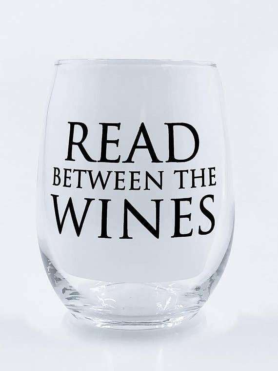 Wine Glass - Read between the Wines