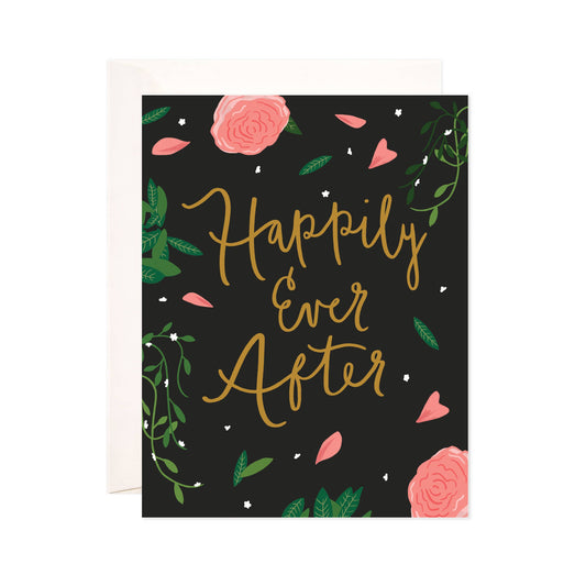Happily Ever After Greeting Card - Wedding Card, Gift