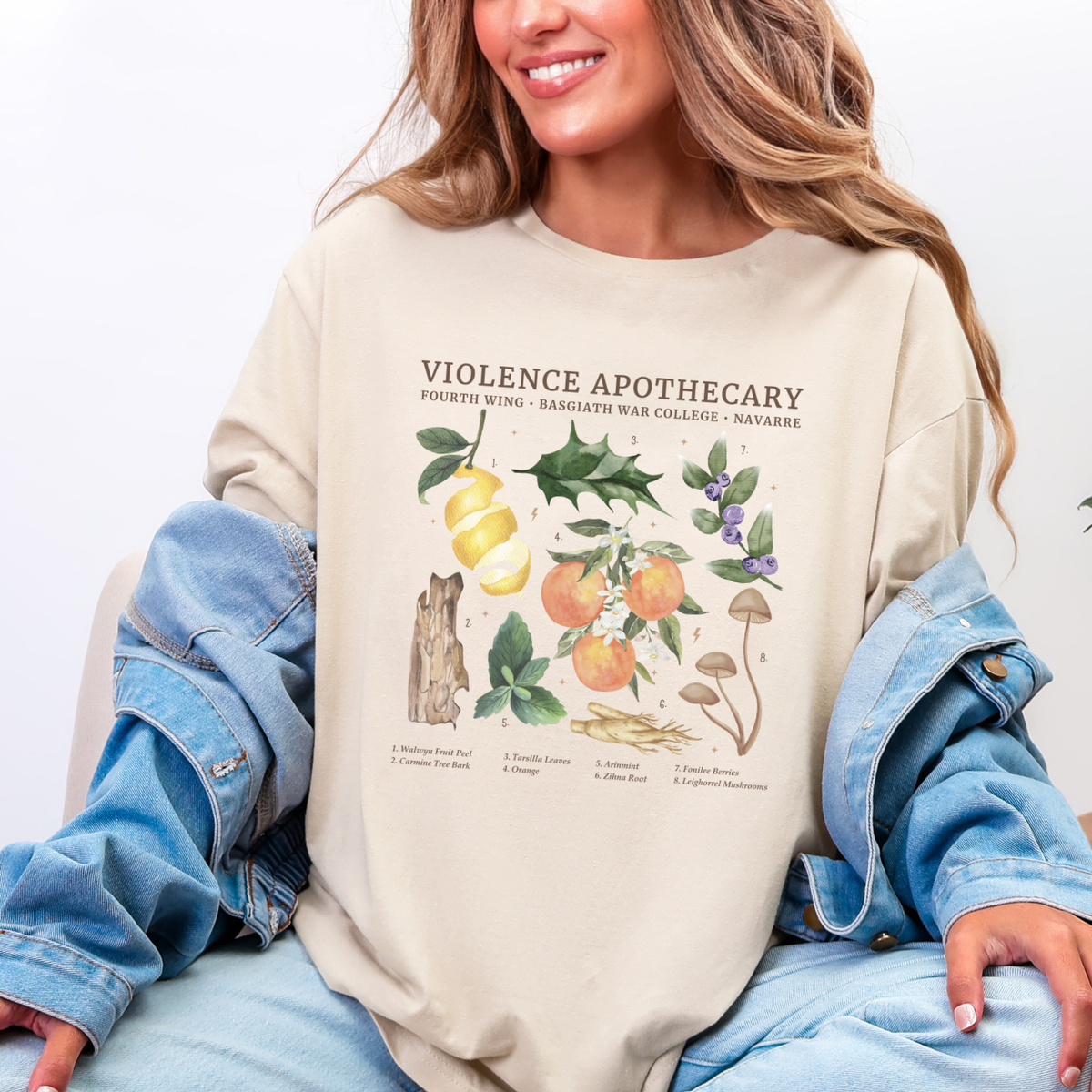 Violence Apothecary | Fourth Wing T-Shirt