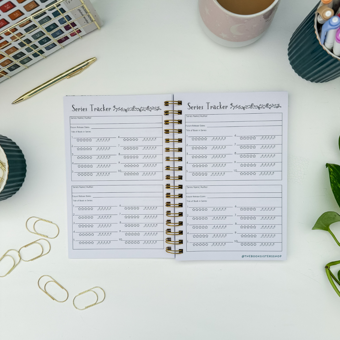 Reading Tracker Journal Spooky Bookshop | Undated Book Log