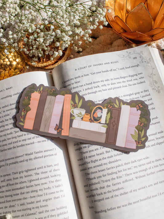 Bookmark - Light Academia Bookshelf