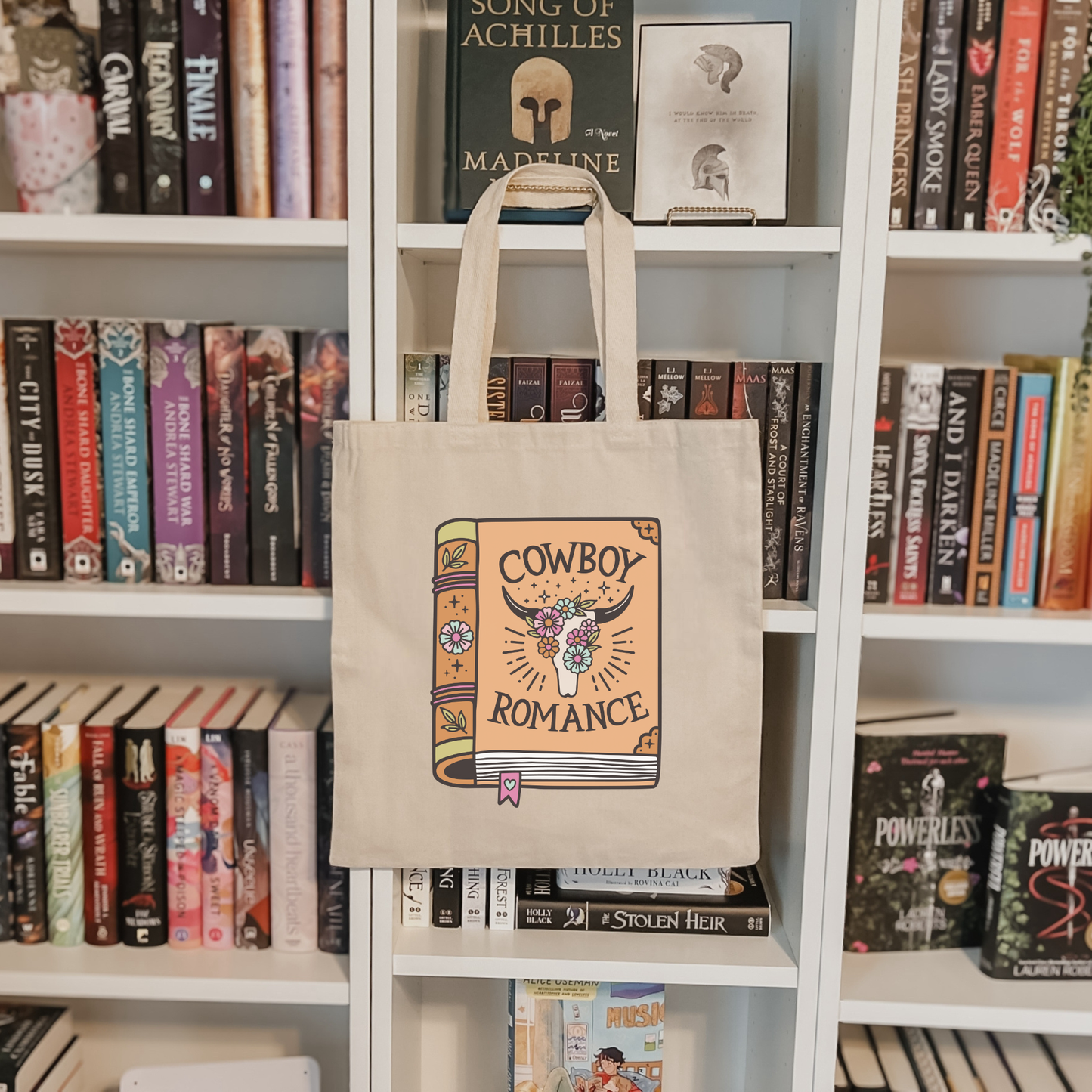 Trope Book store Tote Bag | Reader Gift | Cowboy Romance
