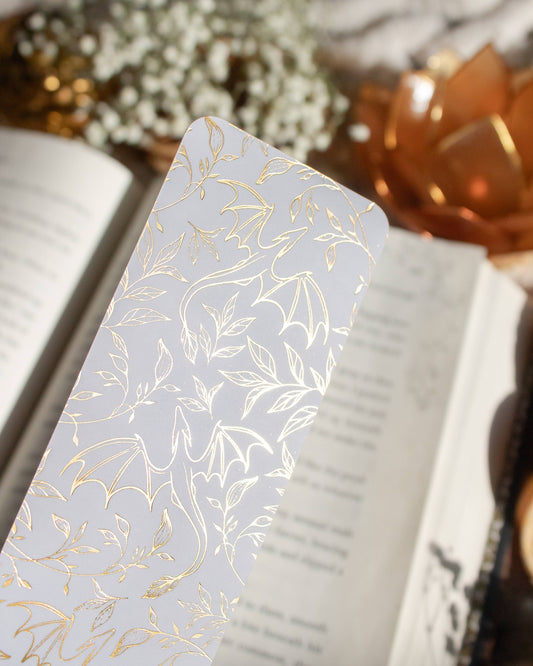Bookmark - Gold Foil Dragons